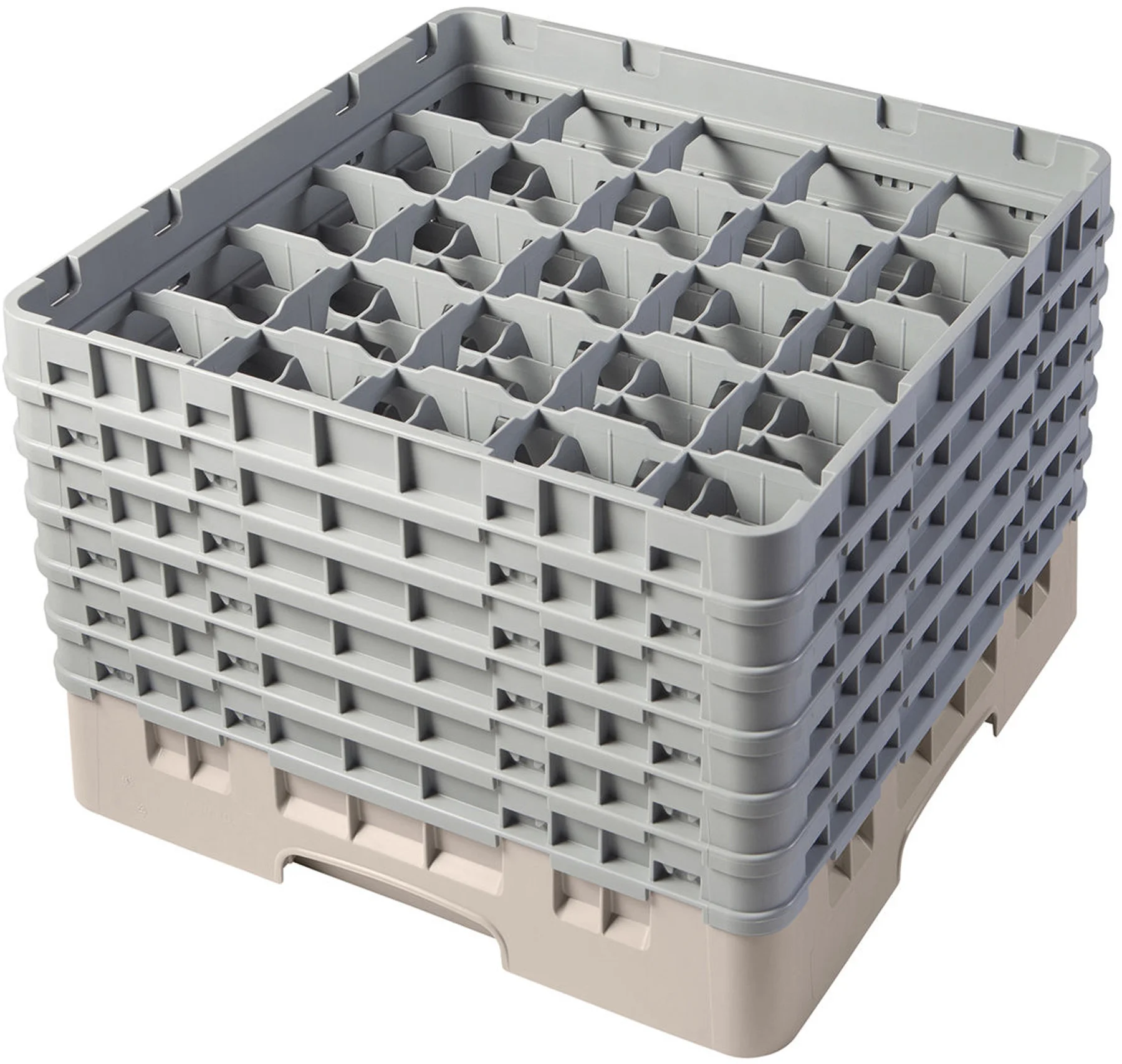Kosz na szkło max. śr. szkl. 87 mm beżowy - CAMBRO