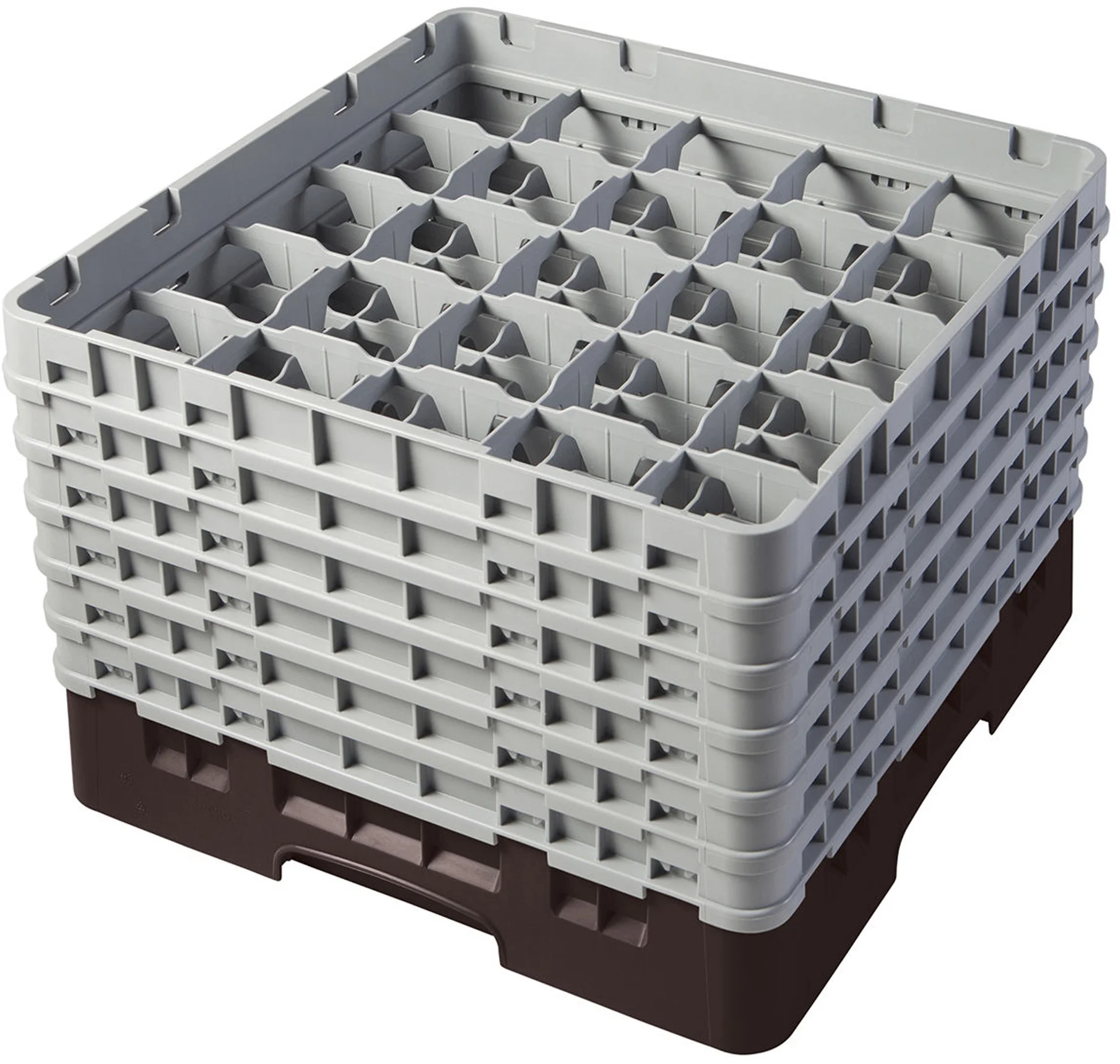 Kosz na szkło max. śr. szkl. 87 mm brązowy - CAMBRO