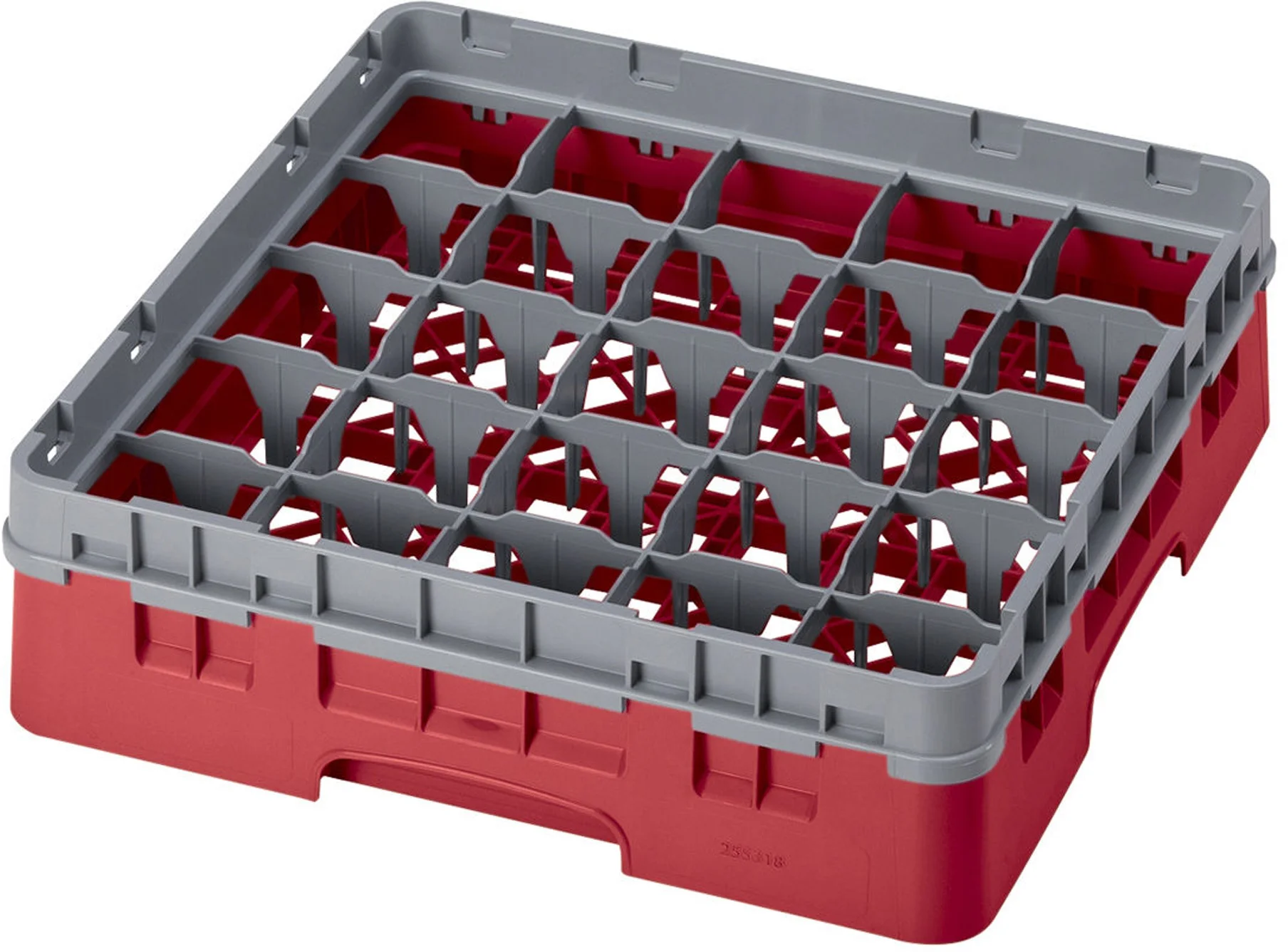 Kosz na szkło max. śr. szkl. 87 mm czerwony - CAMBRO