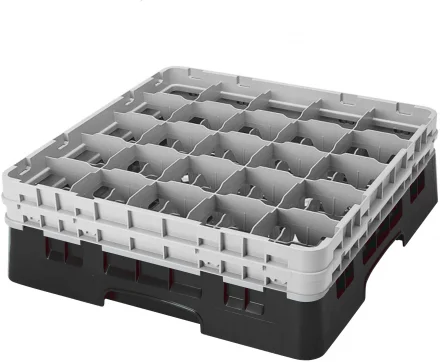 Kosz na szkło max. śr. szkl. 87 mm czarny - CAMBRO