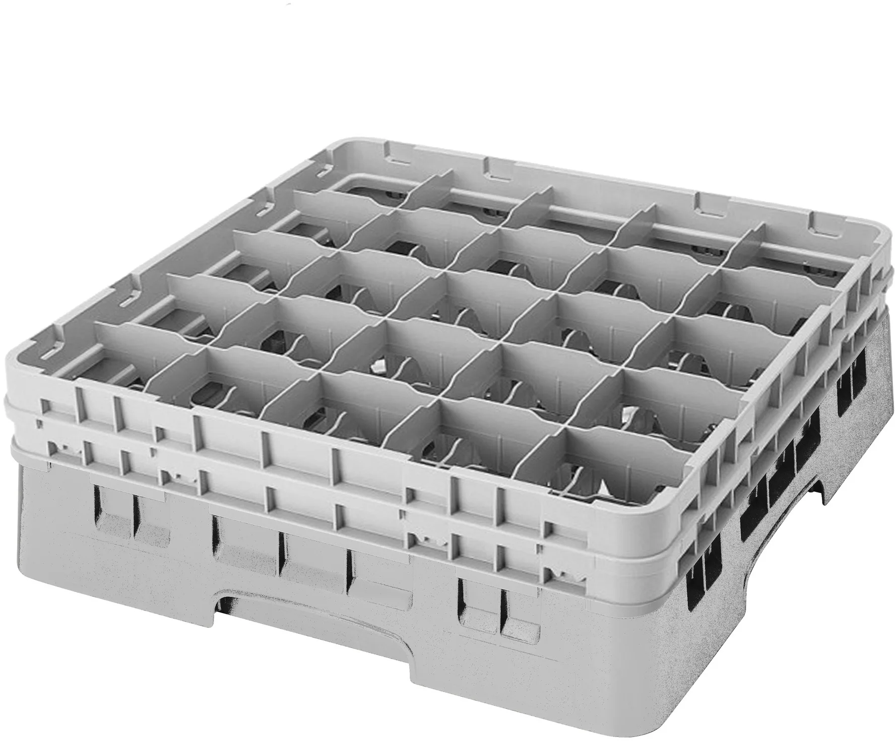 Kosz na szkło max. śr. szkl. 87 mm jasny szary - CAMBRO