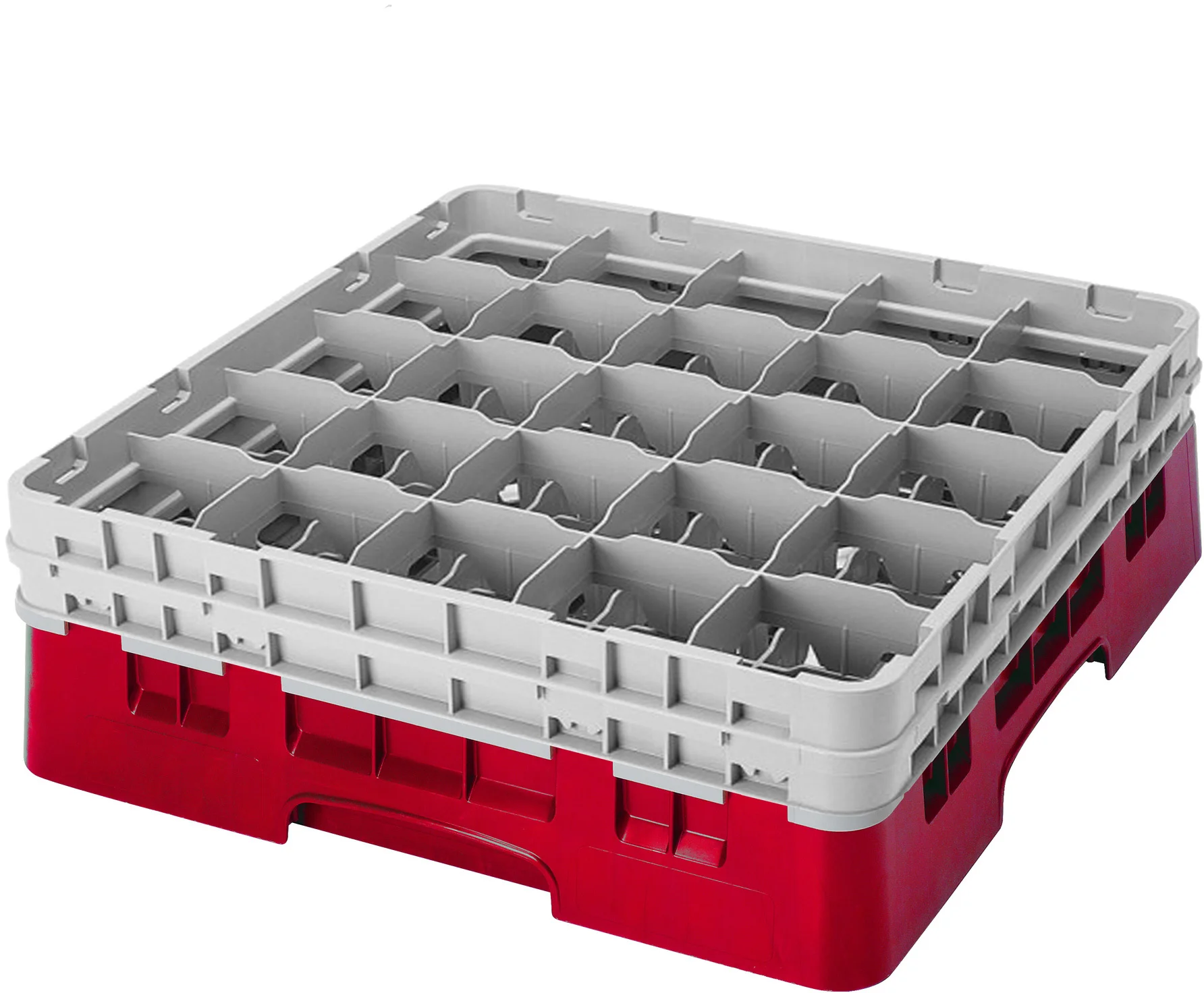 Kosz na szkło max. śr. szkl. 87 mm czerwony - CAMBRO