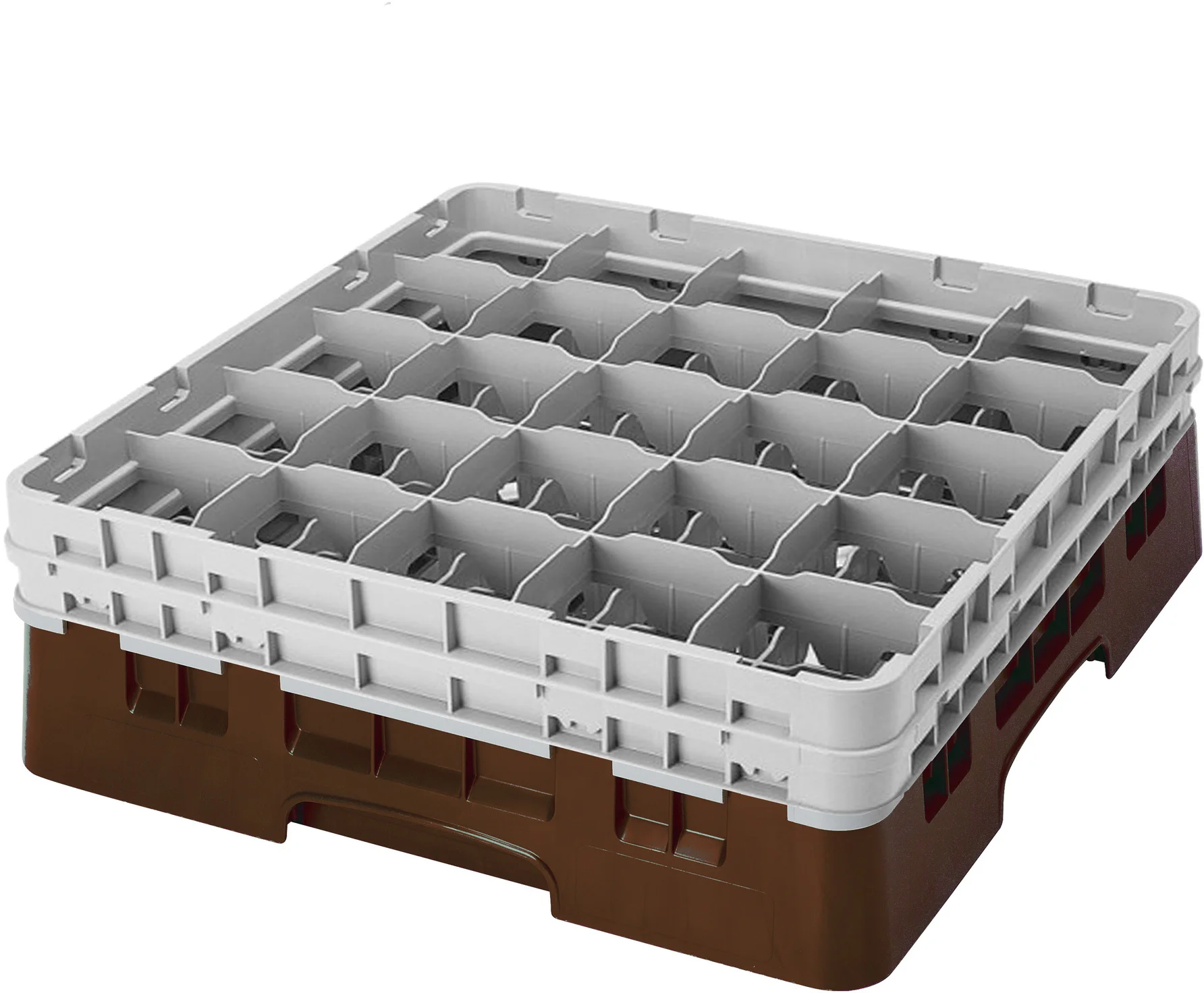 Kosz na szkło max. śr. szkl. 87 mm brązowy - CAMBRO
