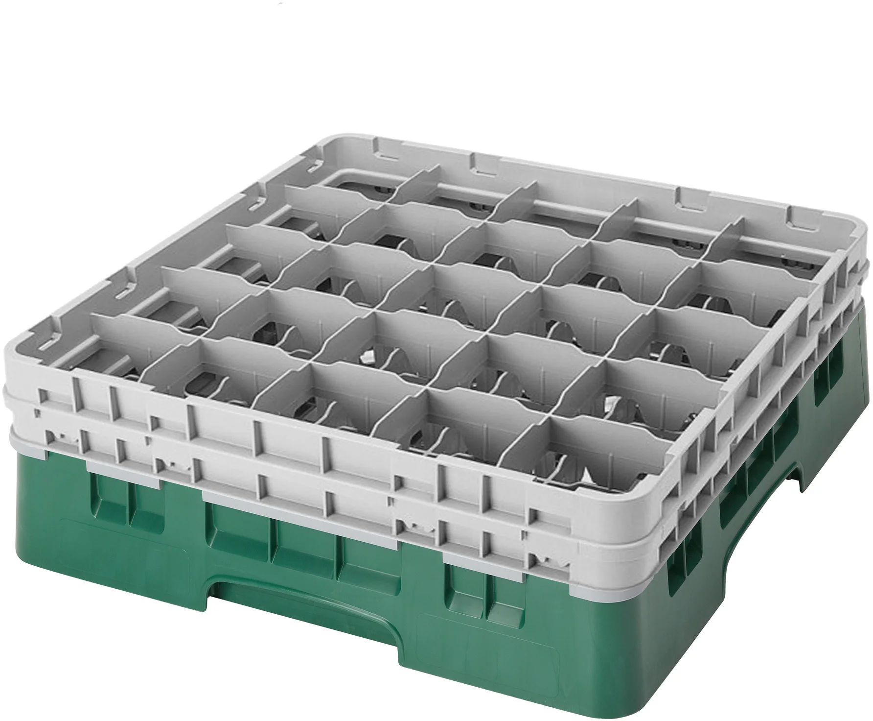 Kosz na szkło max. śr. szkl. 87 mm zielono-niebieski - CAMBRO