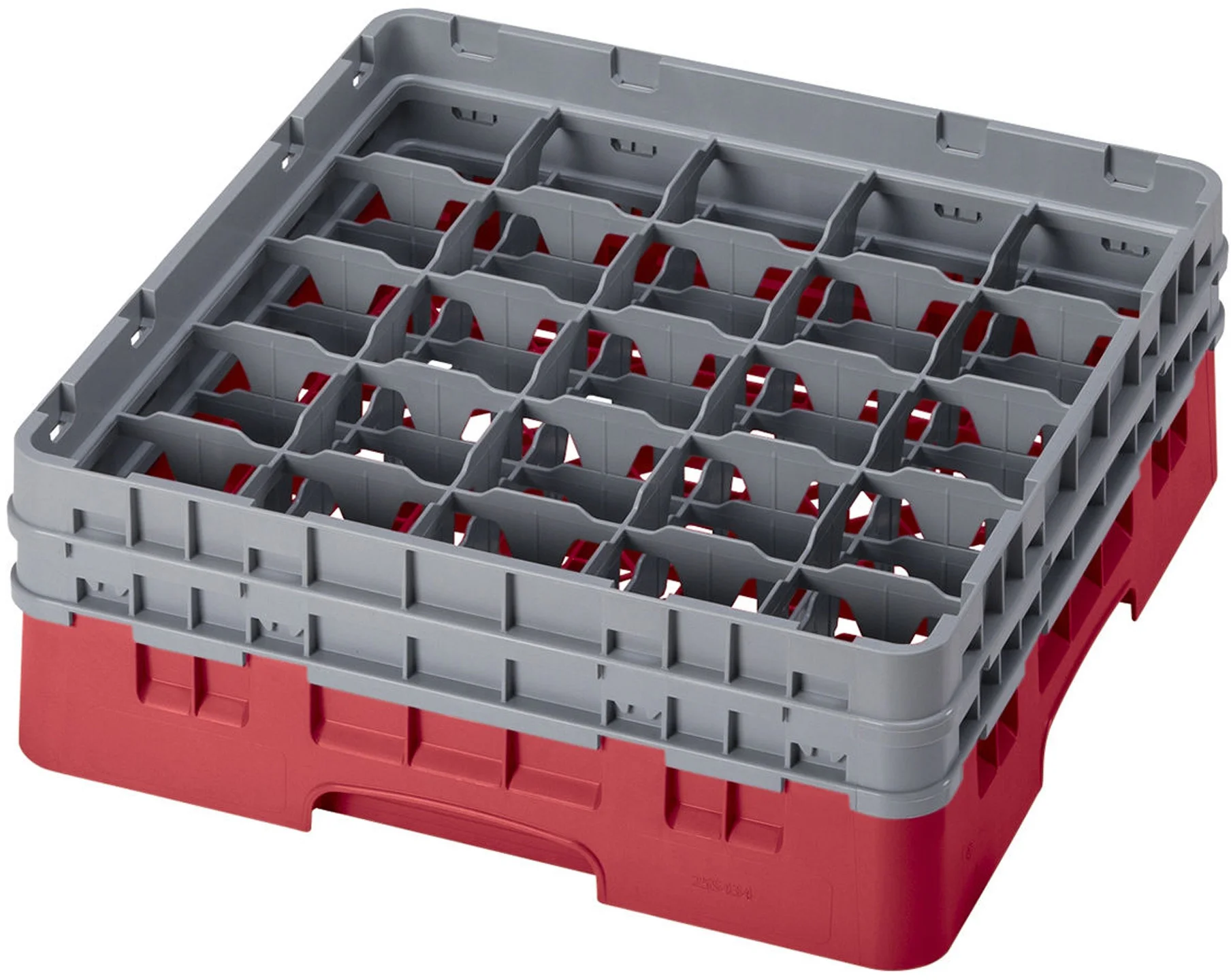 Kosz na szkło max. śr. szkl. 87 mm czerwony - CAMBRO