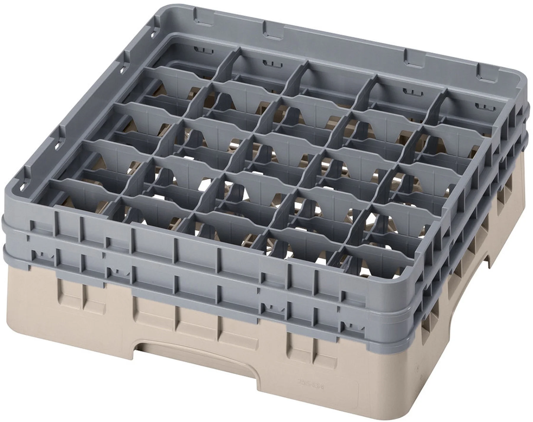 Kosz na szkło max. śr. szkl. 87 mm beżowy - CAMBRO