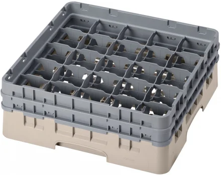 Kosz na szkło max. śr. szkl. 87 mm beżowy - CAMBRO