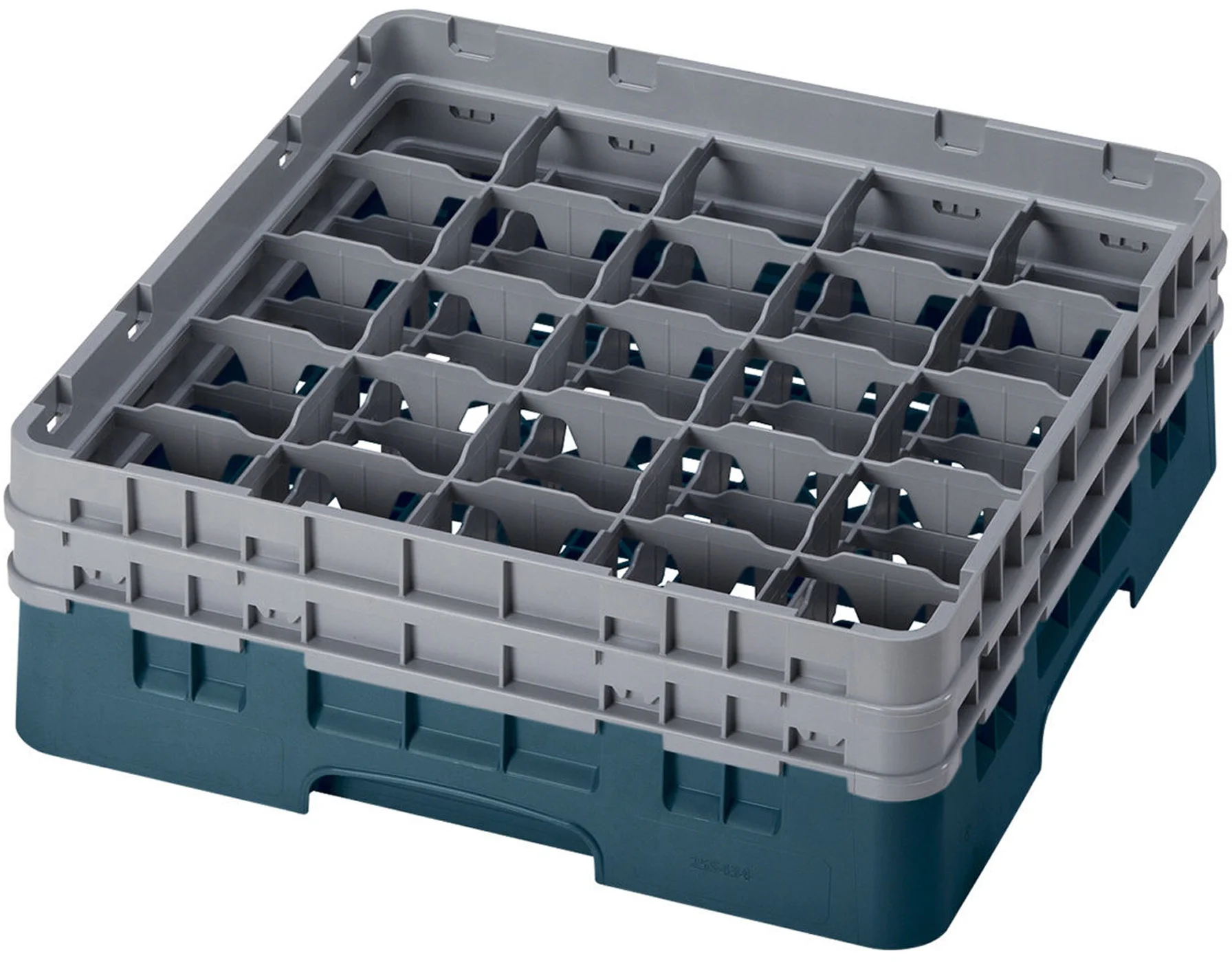 Kosz na szkło max. śr. szkl. 87 mm zielono-niebieski - CAMBRO