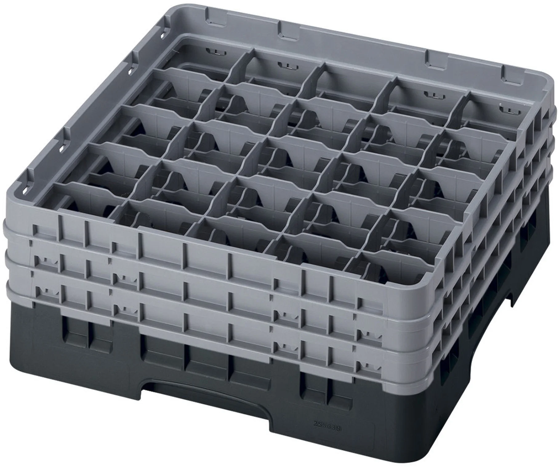 Kosz na szkło max. śr. szkl. 87 mm czarny - CAMBRO