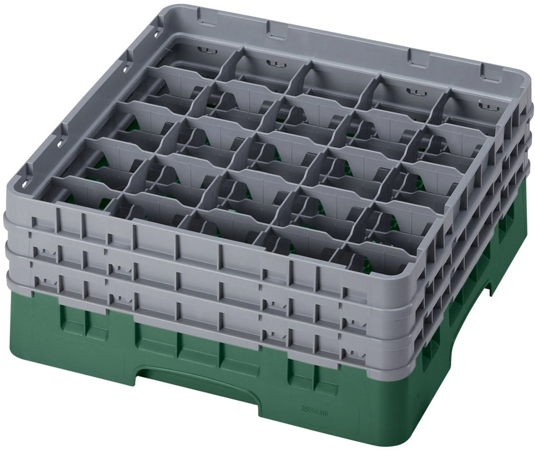 Kosz na szkło max. śr. szkl. 87 mm zielony - CAMBRO