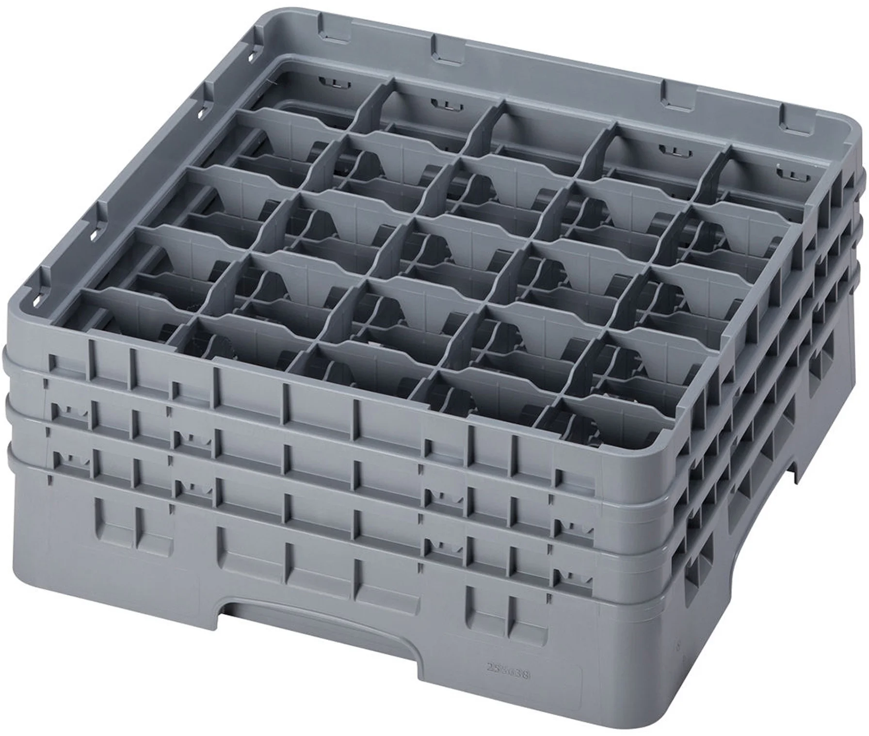 Kosz na szkło max. śr. szkl. 87 mm jasny szary - CAMBRO