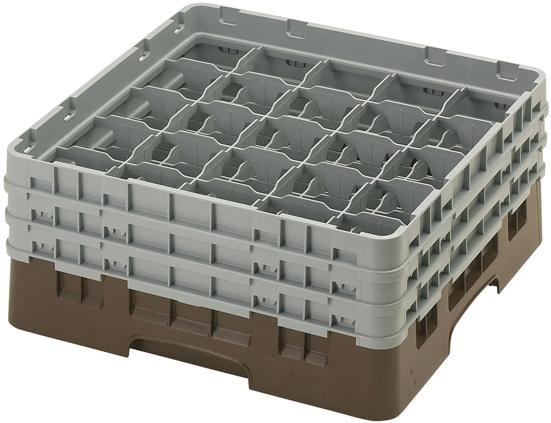 Kosz na szkło max. śr. szkl. 87 mm brązowy - CAMBRO