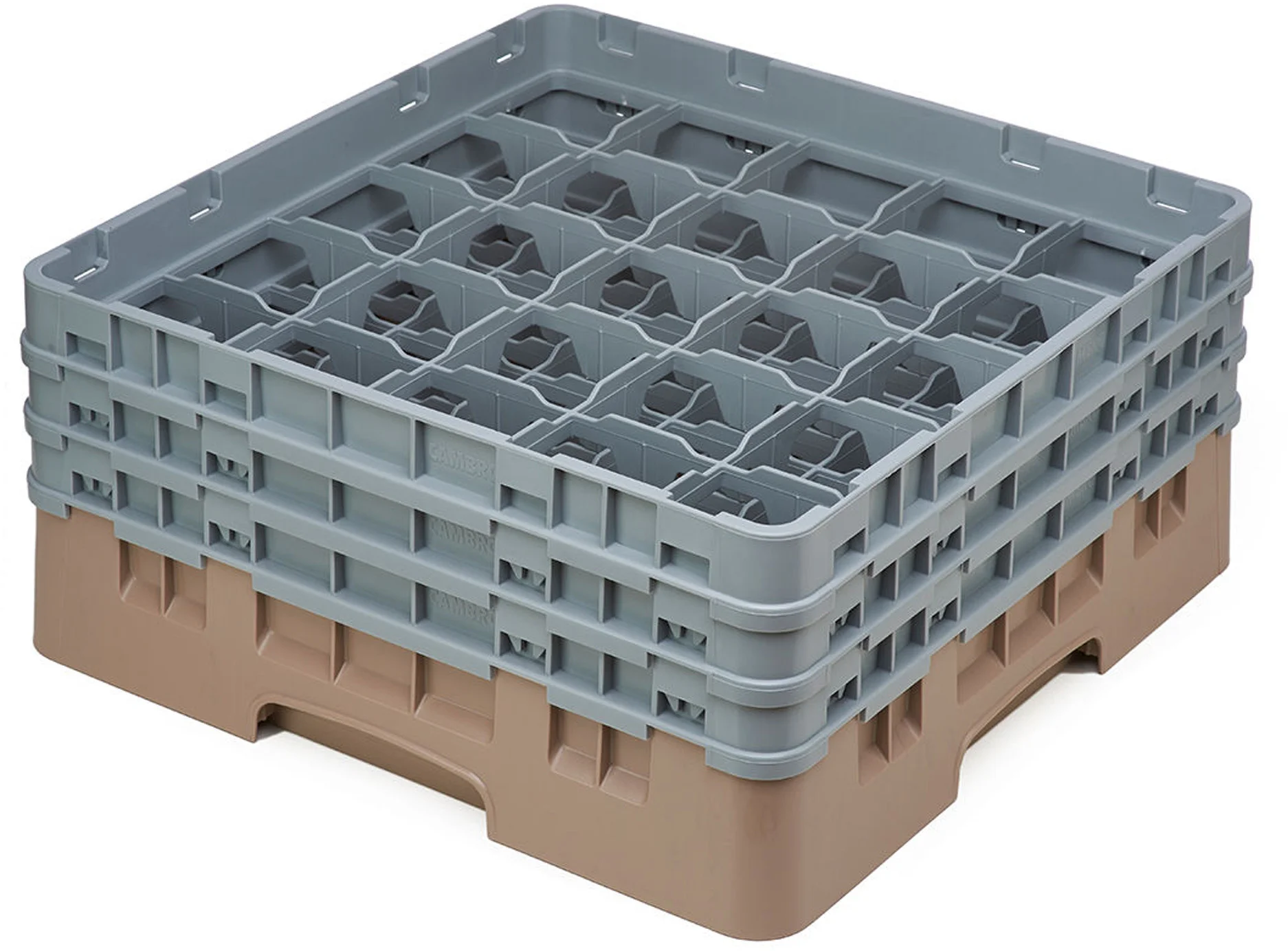 Kosz na szkło max. śr. szkl. 87 mm beżowy - CAMBRO