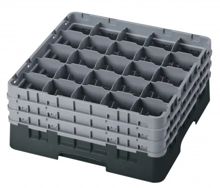 Kosz na szkło max. śr. szkl. 87 mm czarny - CAMBRO