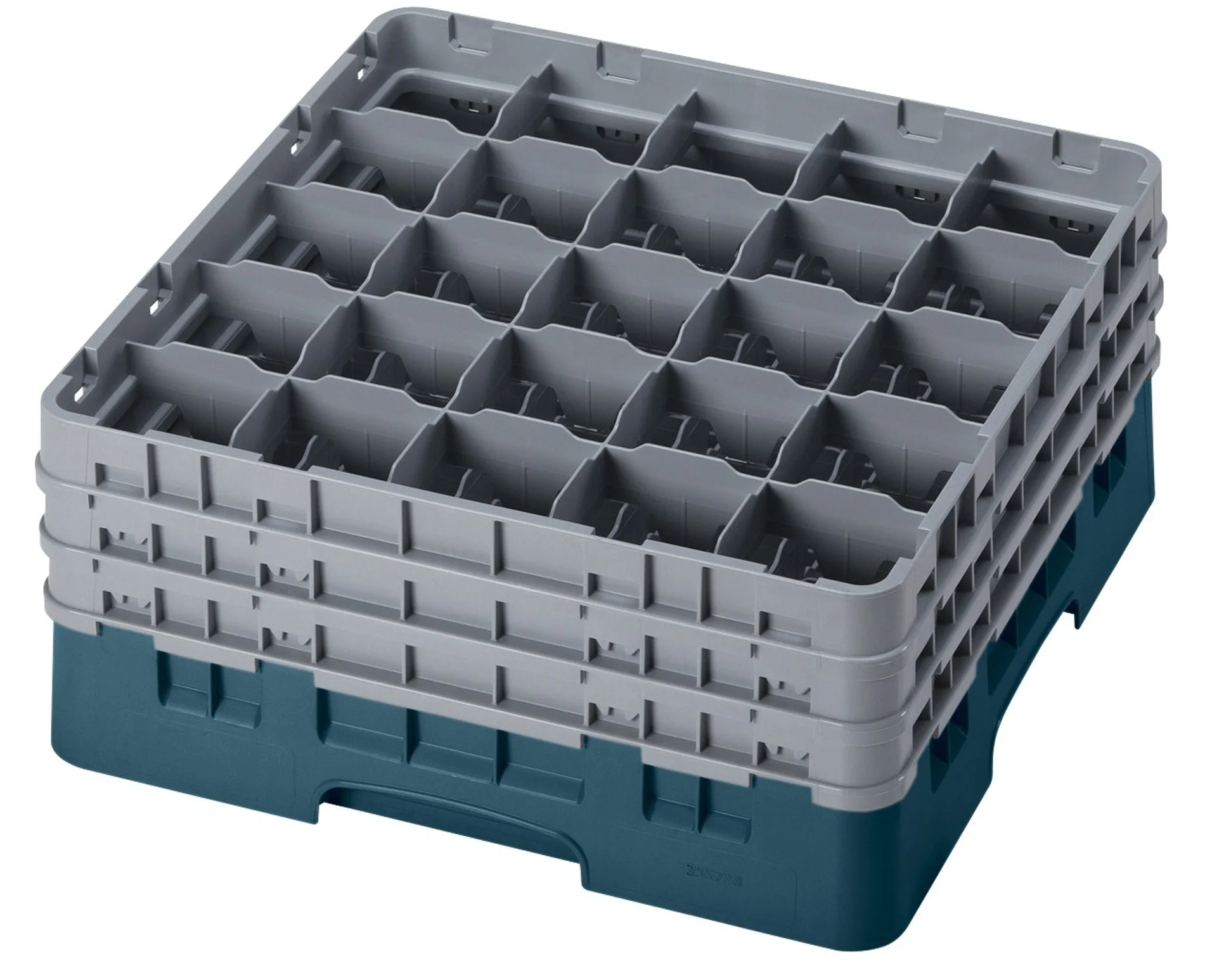 Kosz na szkło max. śr. szkl. 87 mm zielono-niebieski - CAMBRO