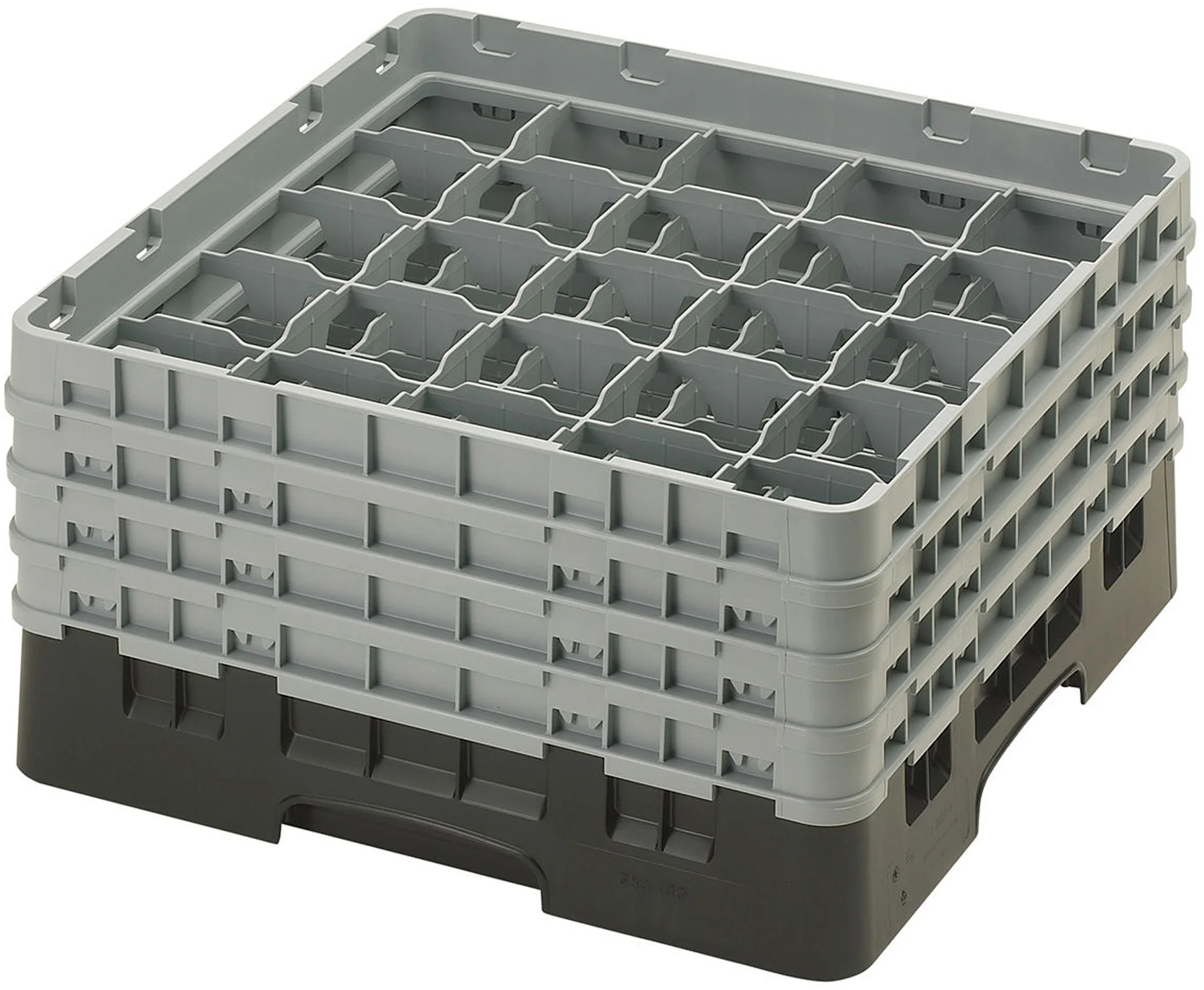 Kosz na szkło max. śr. szkl. 87 mm czarny - CAMBRO
