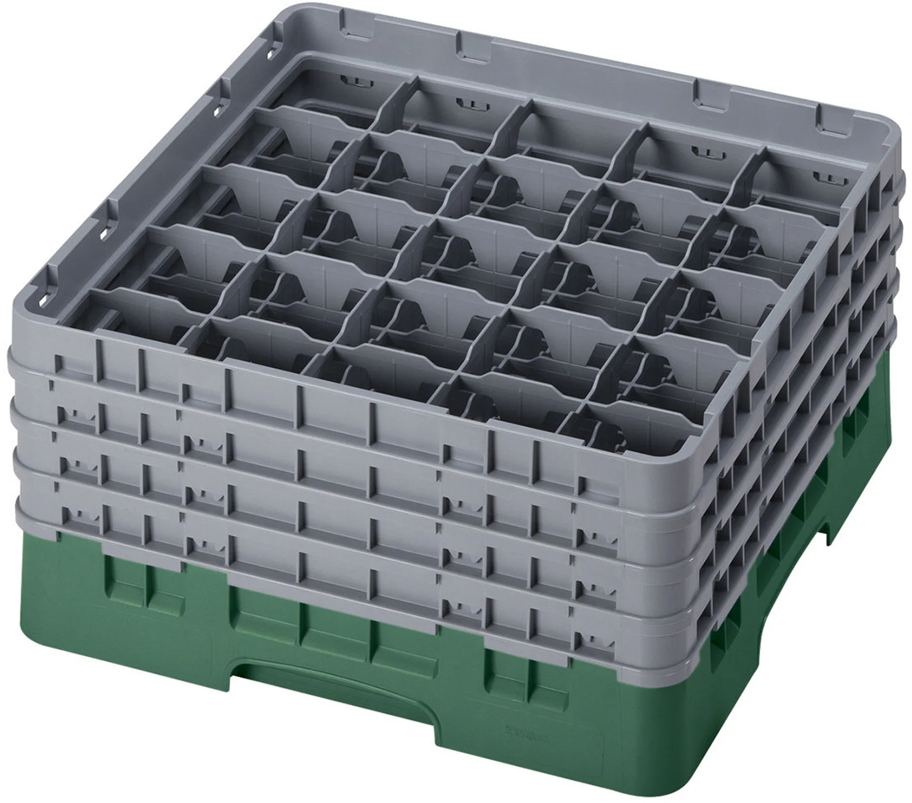 Kosz na szkło max. śr. szkl. 87 mm zielony - CAMBRO