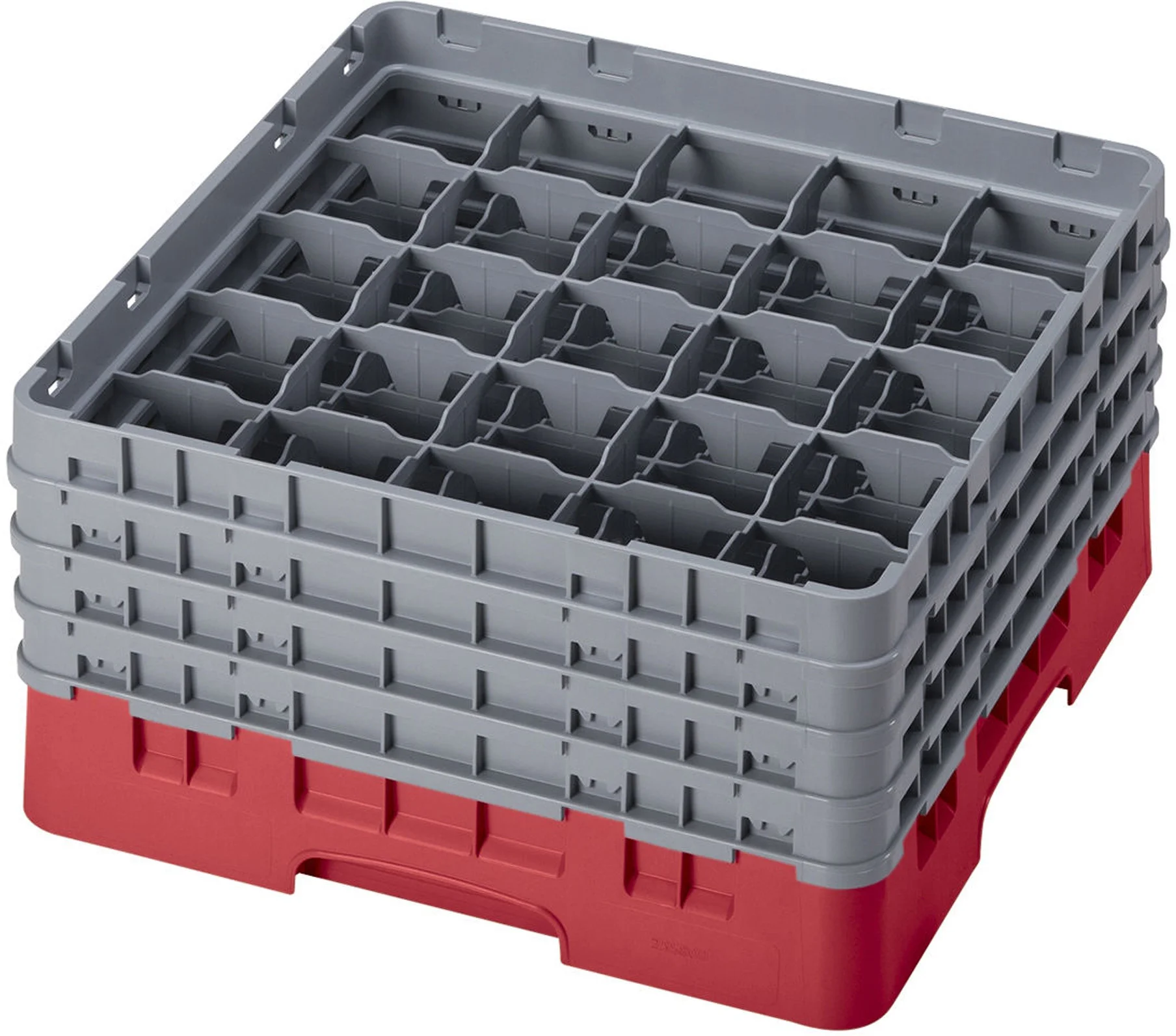 Kosz na szkło max. śr. szkl. 87 mm czerwony - CAMBRO
