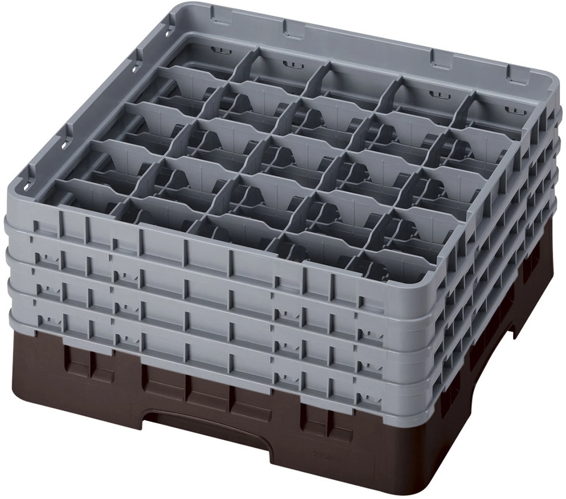Kosz na szkło max. śr. szkl. 87 mm brązowy - CAMBRO
