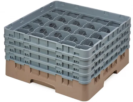Kosz na szkło max. śr. szkl. 87 mm beżowy - CAMBRO
