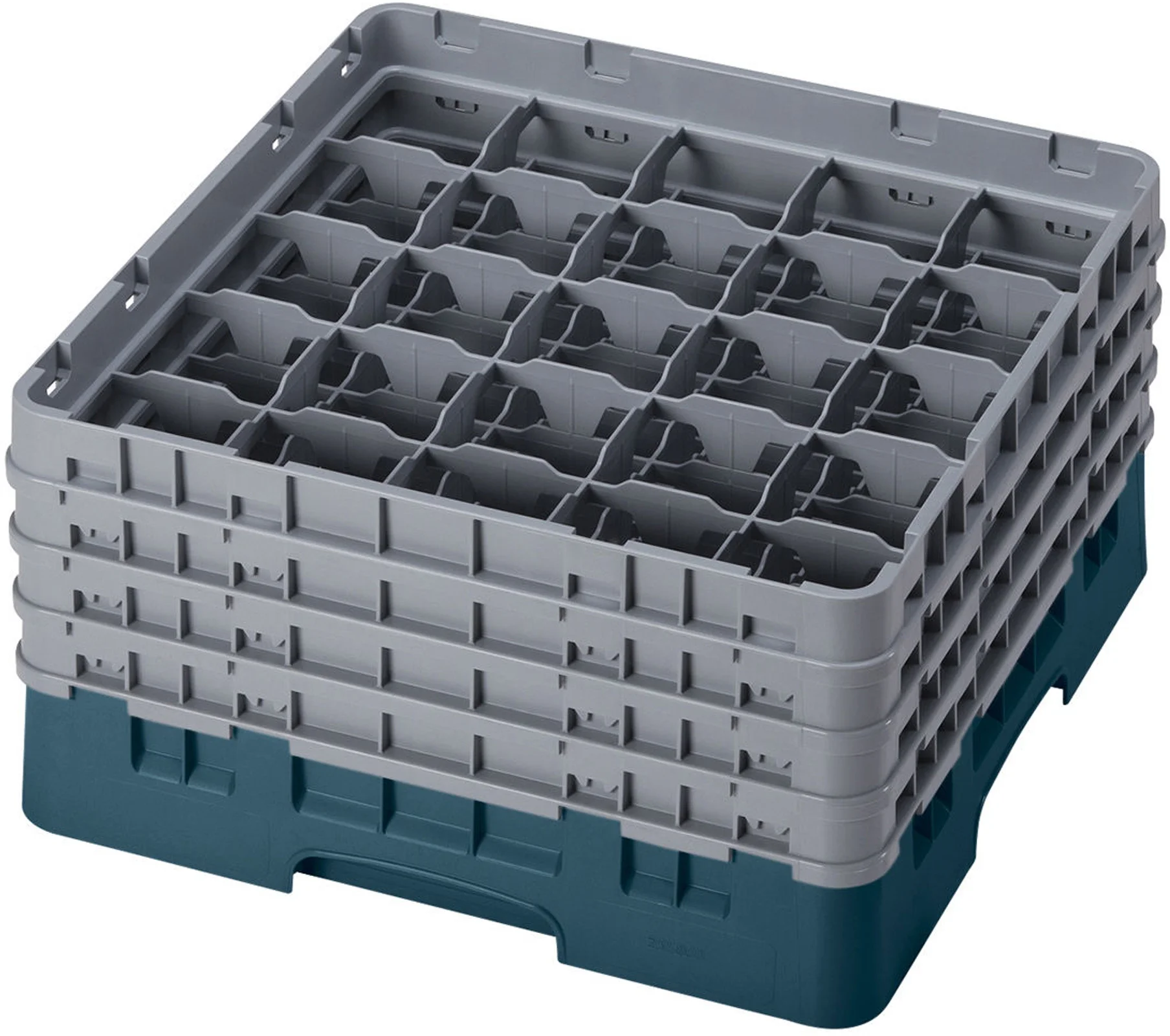 Kosz na szkło max. śr. szkl. 87 mm zielono-niebieski - CAMBRO