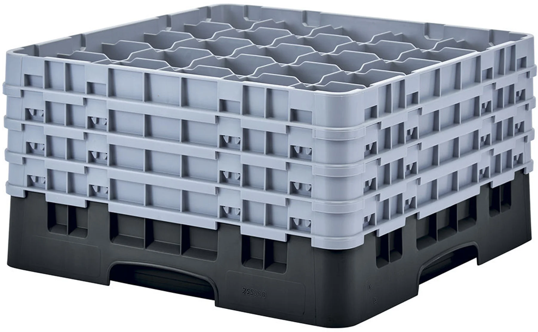 Kosz na szkło max. śr. szkl. 87 mm czarny - CAMBRO