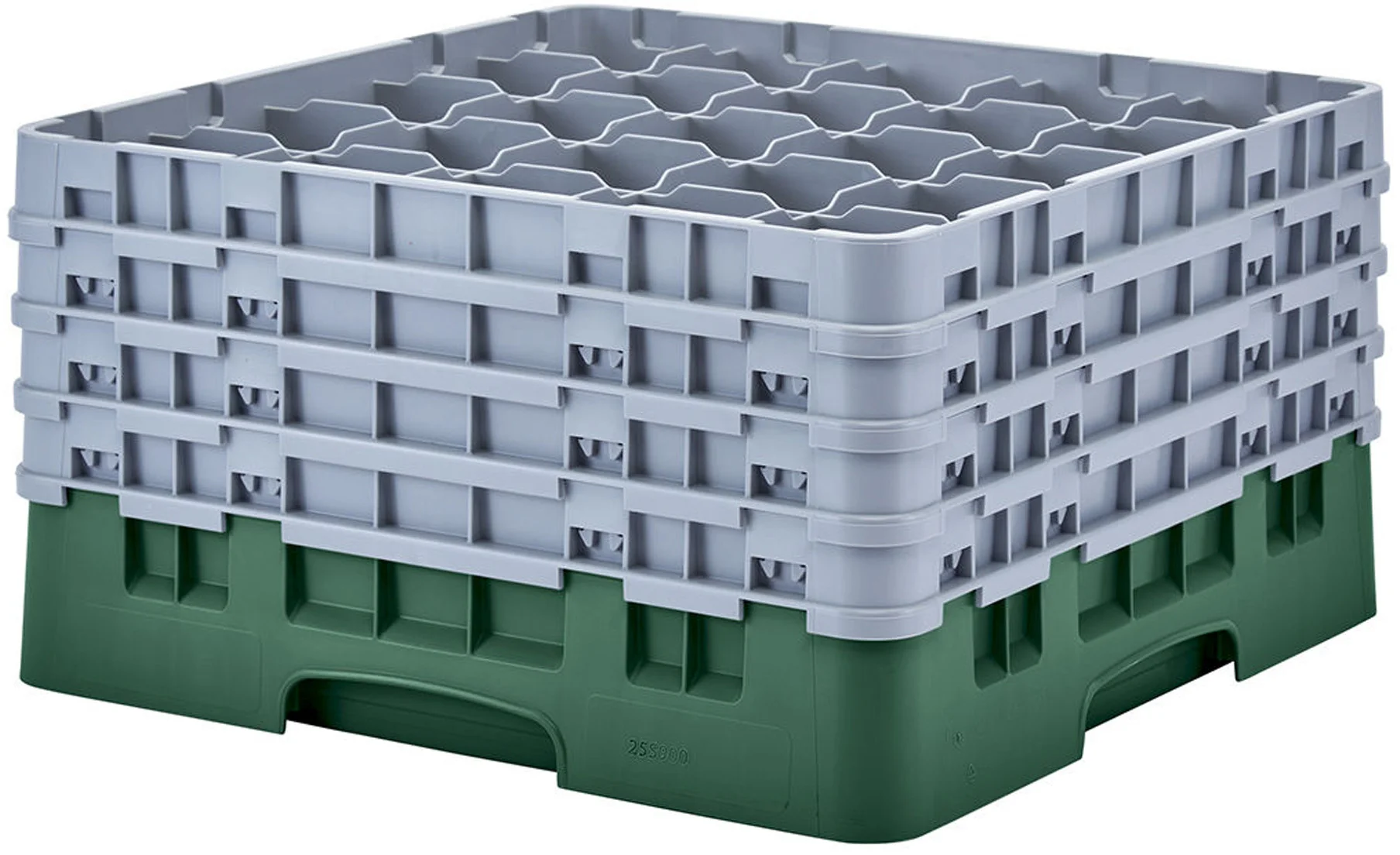 Kosz na szkło max. śr. szkl. 87 mm zielony - CAMBRO