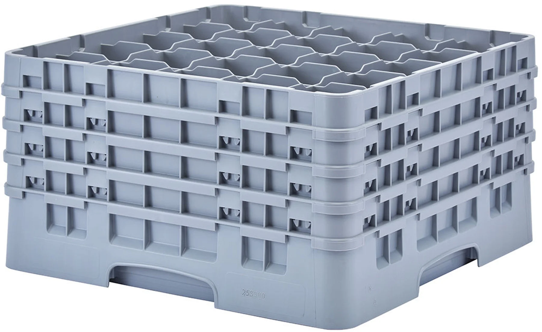 Kosz na szkło max. śr. szkl. 87 mm jasny szary - CAMBRO