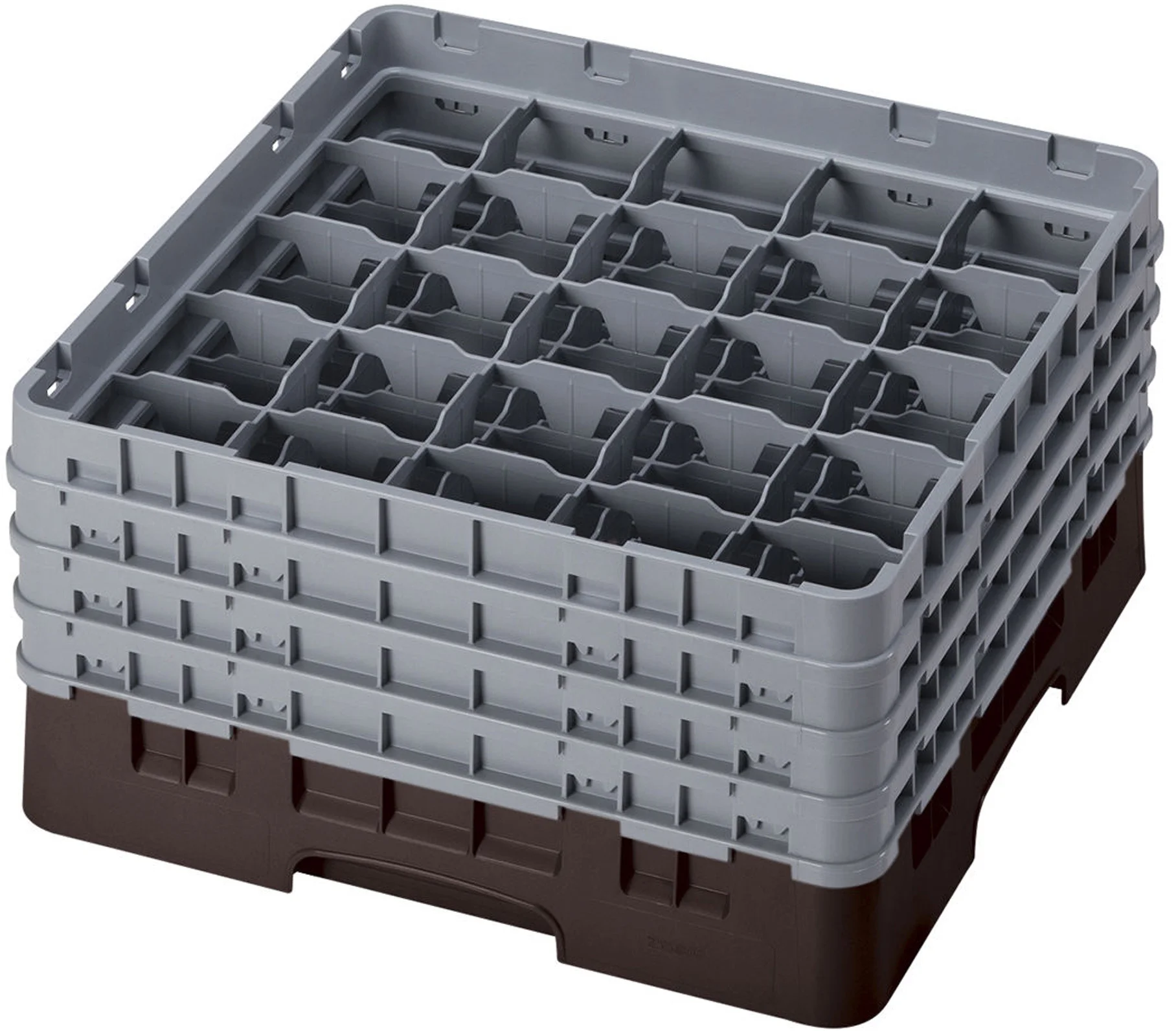 Kosz na szkło max. śr. szkl. 87 mm brązowy - CAMBRO