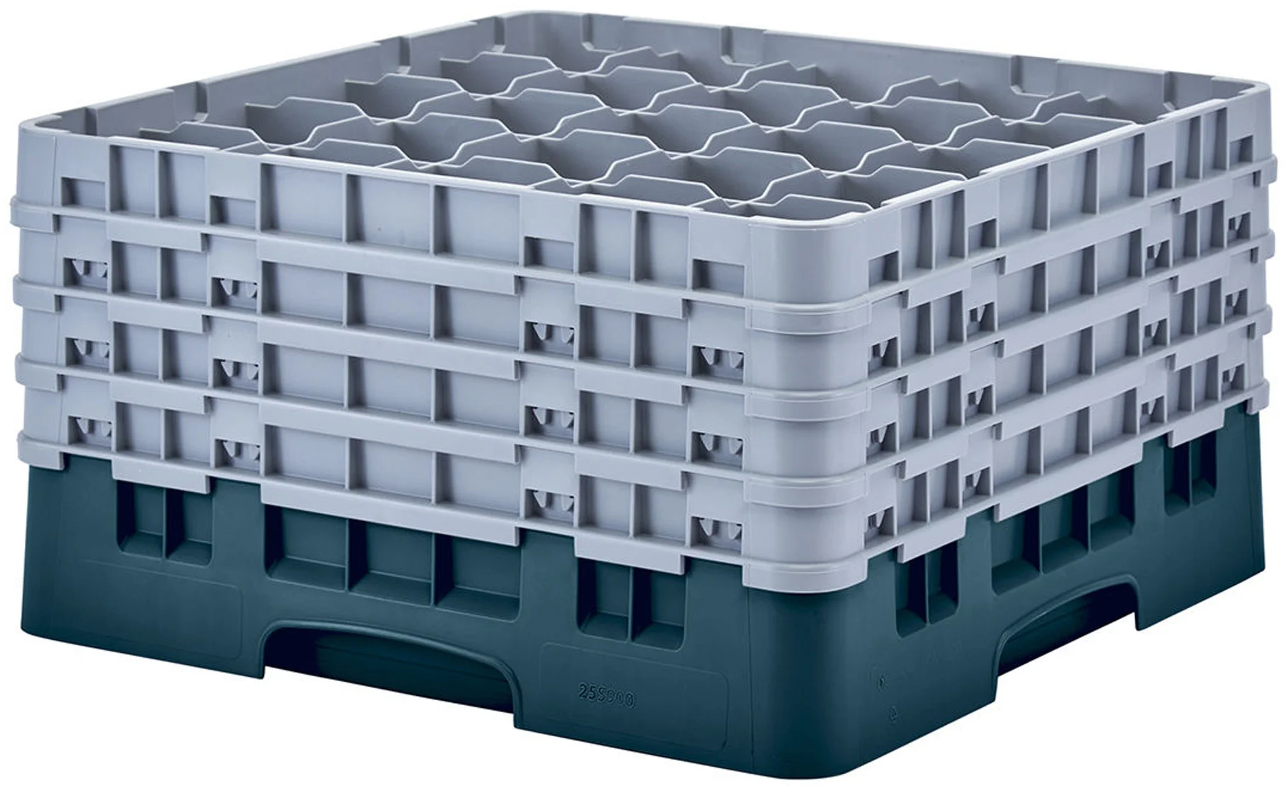 Kosz na szkło max. śr. szkl. 87 mm zielono-niebieski - CAMBRO