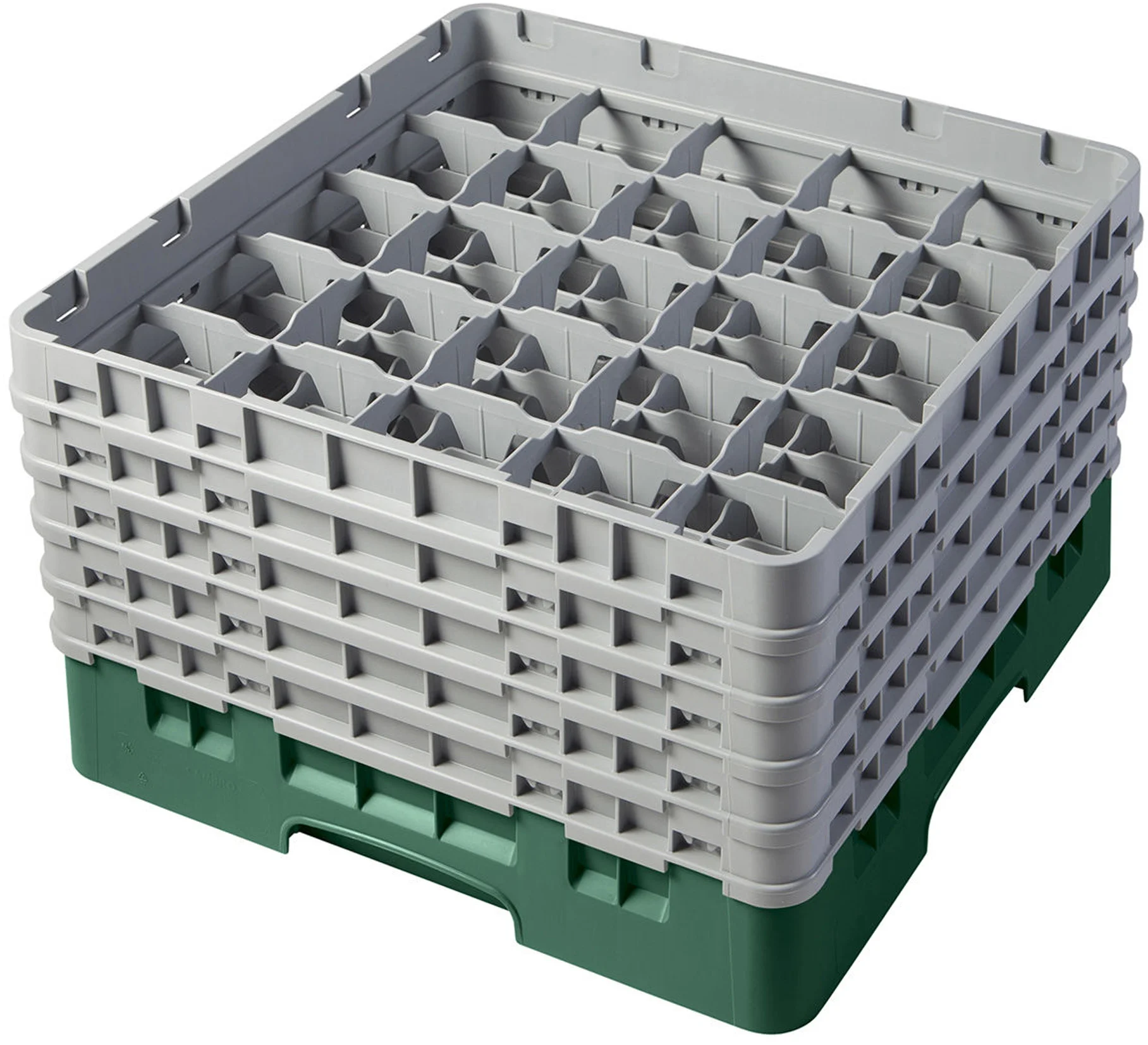 Kosz na szkło max. śr. szkl. 87 mm zielony - CAMBRO