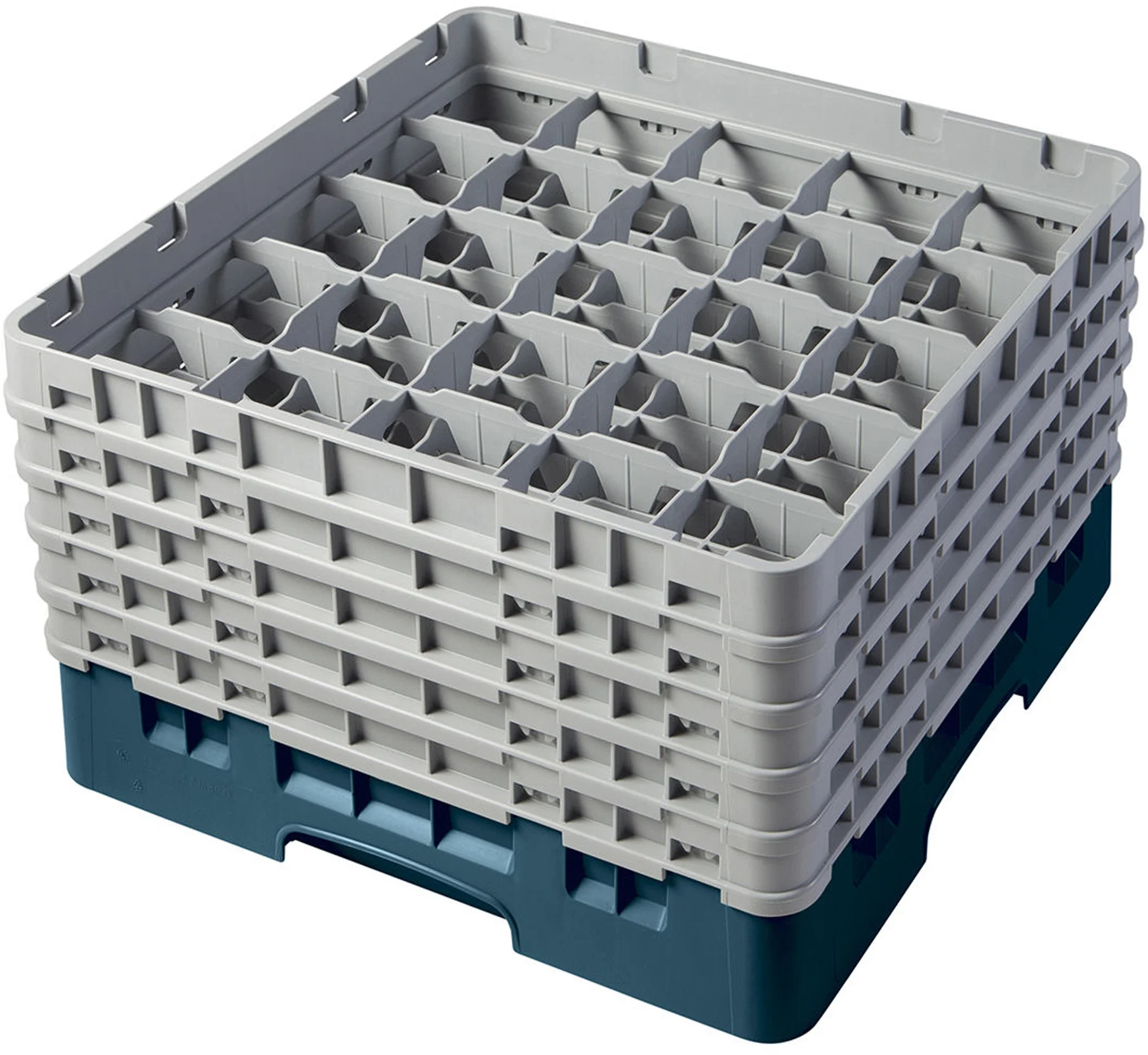 Kosz na szkło max. śr. szkl. 87 mm zielono-niebieski - CAMBRO
