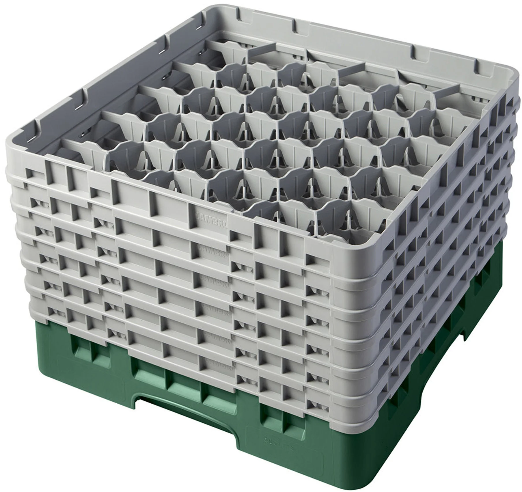Kosz na szkło max. śr. szkl. 79 mm zielony - CAMBRO