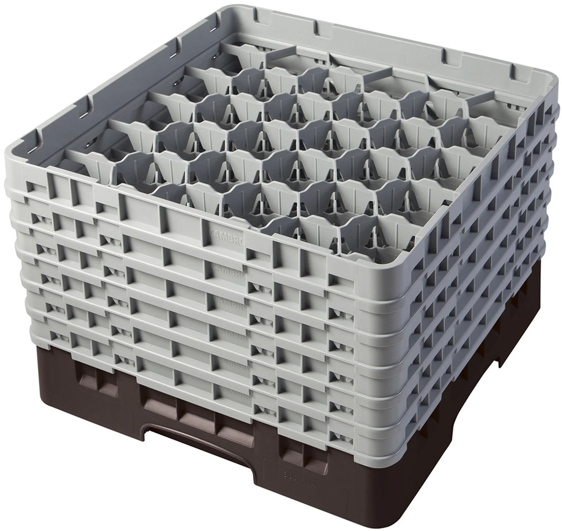 Kosz na szkło max. śr. szkl. 79 mm brązowy - CAMBRO