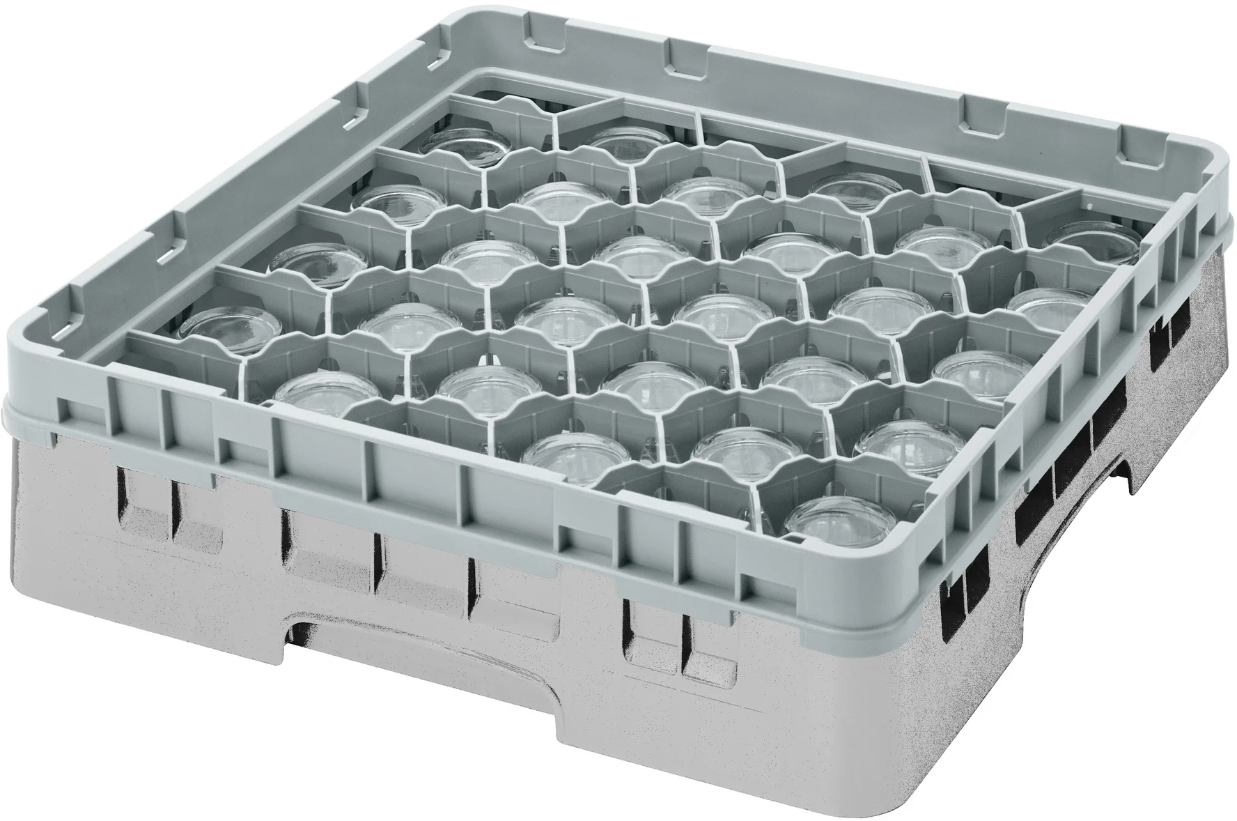 Kosz na szkło max. śr. szkl. 79 mm jasny szary - CAMBRO