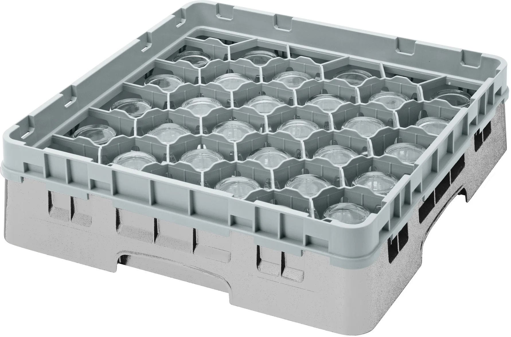 Kosz na szkło max. śr. szkl. 79 mm jasny szary - CAMBRO