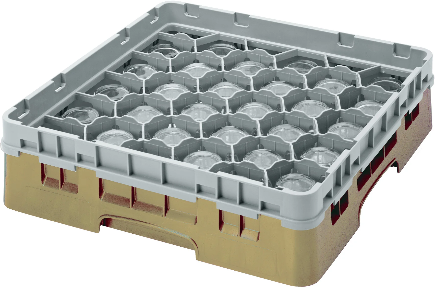 Kosz na szkło max. śr. szkl. 79 mm beżowy - CAMBRO