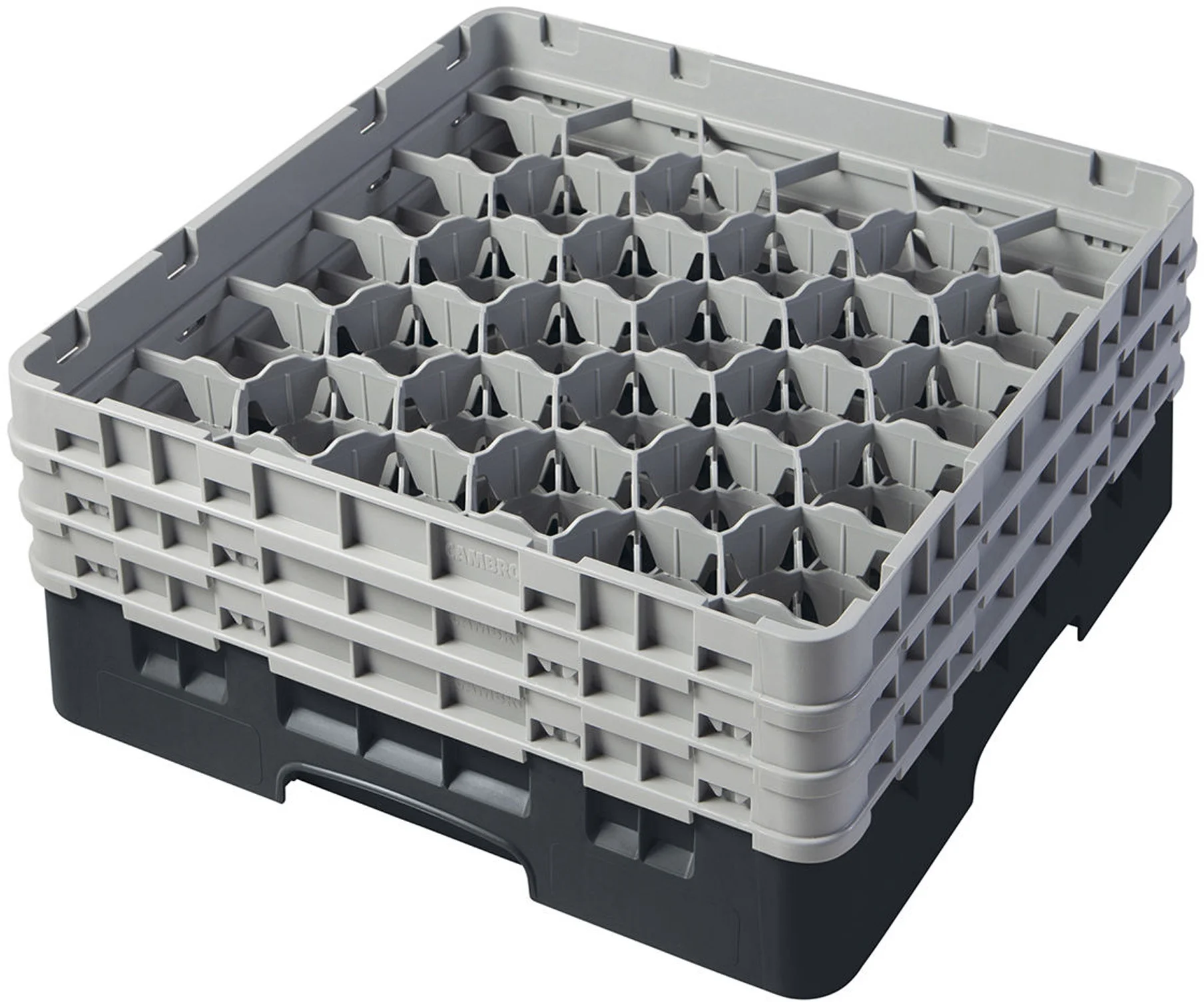 Kosz na szkło max. śr. szkl. 79 mm czarny - CAMBRO