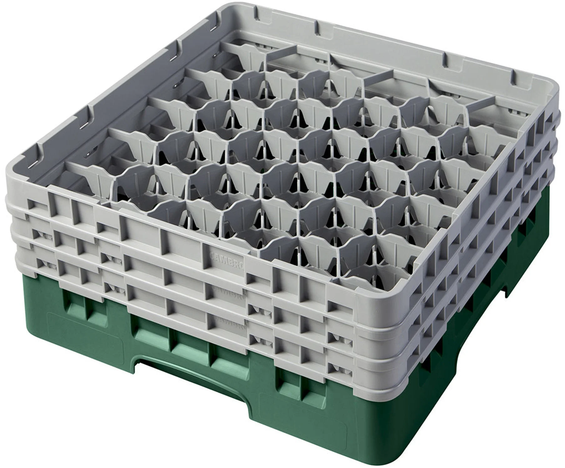 Kosz na szkło max. śr. szkl. 79 mm zielony - CAMBRO