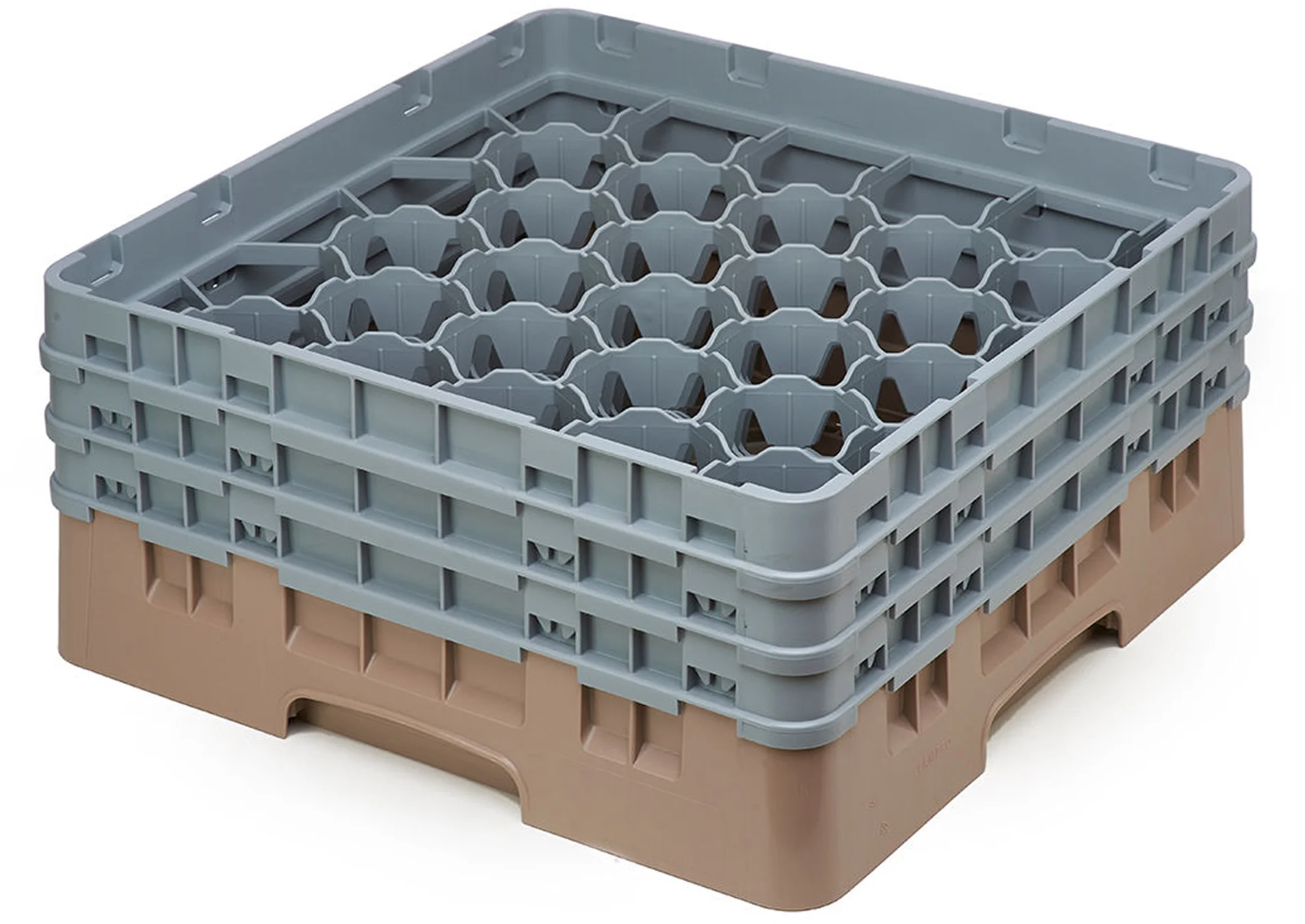 Kosz na szkło max. śr. szkl. 79 mm beżowy - CAMBRO