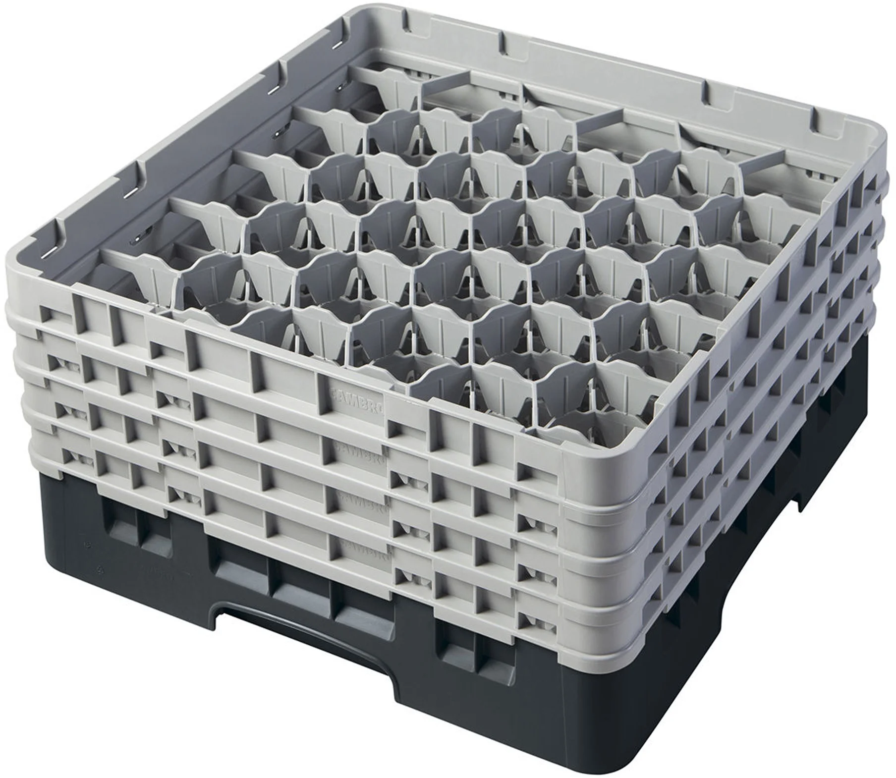 Kosz na szkło max. śr. szkl. 79 mm czarny - CAMBRO