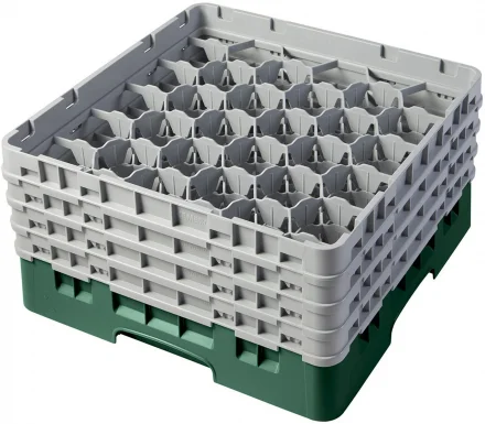 Kosz na szkło max. śr. szkl. 79 mm zielony - CAMBRO
