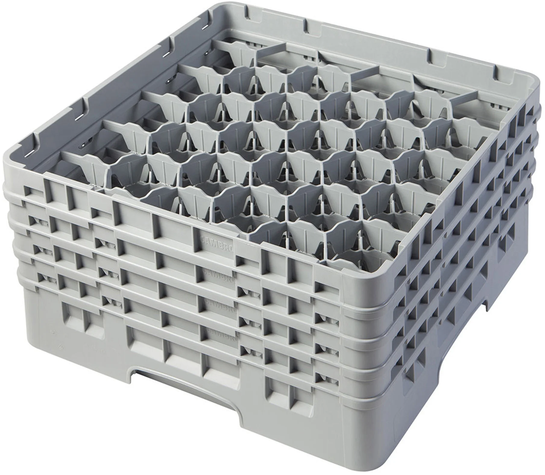 Kosz na szkło max. śr. szkl. 79 mm jasny szary - CAMBRO