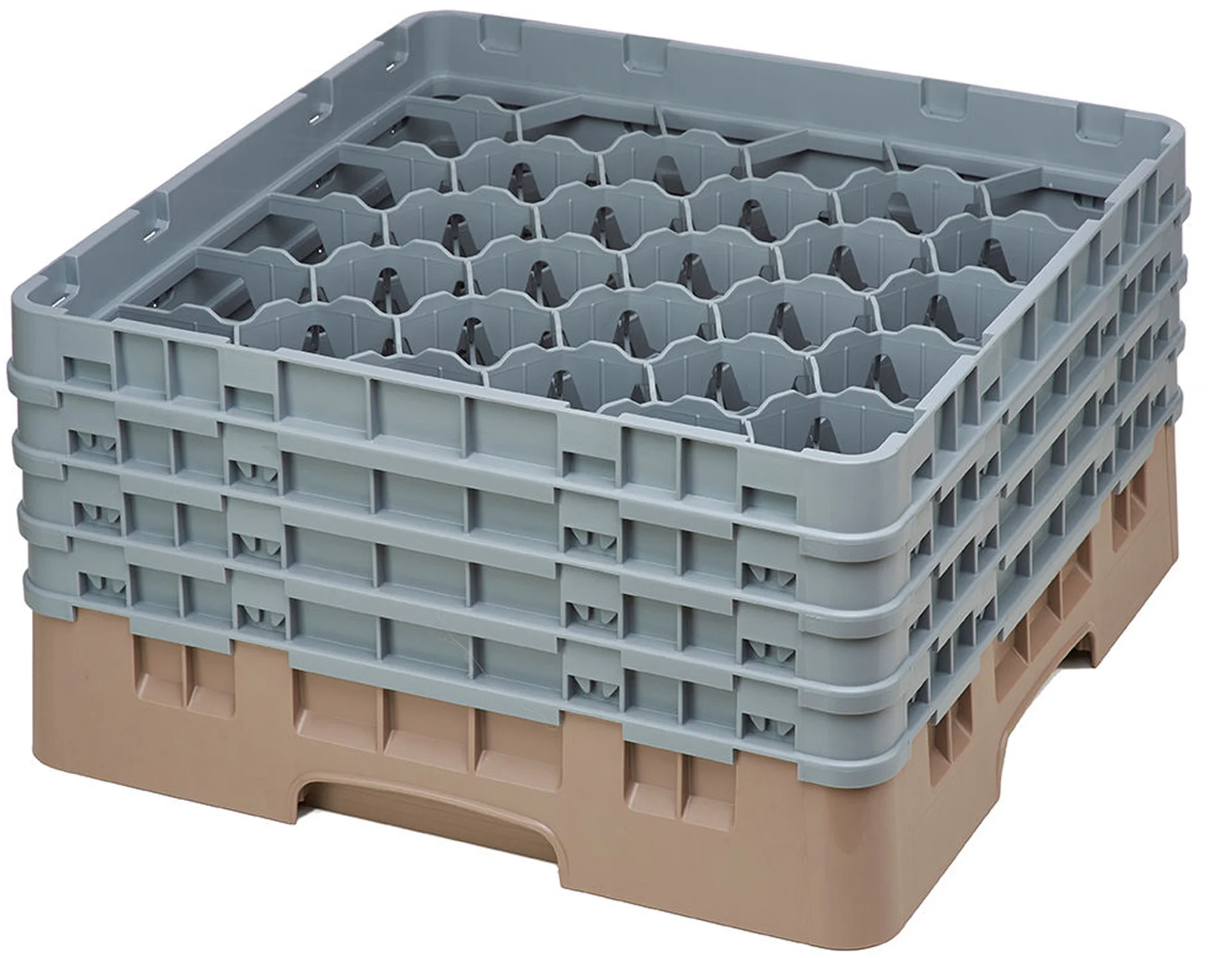 Kosz na szkło max. śr. szkl. 79 mm beżowy - CAMBRO