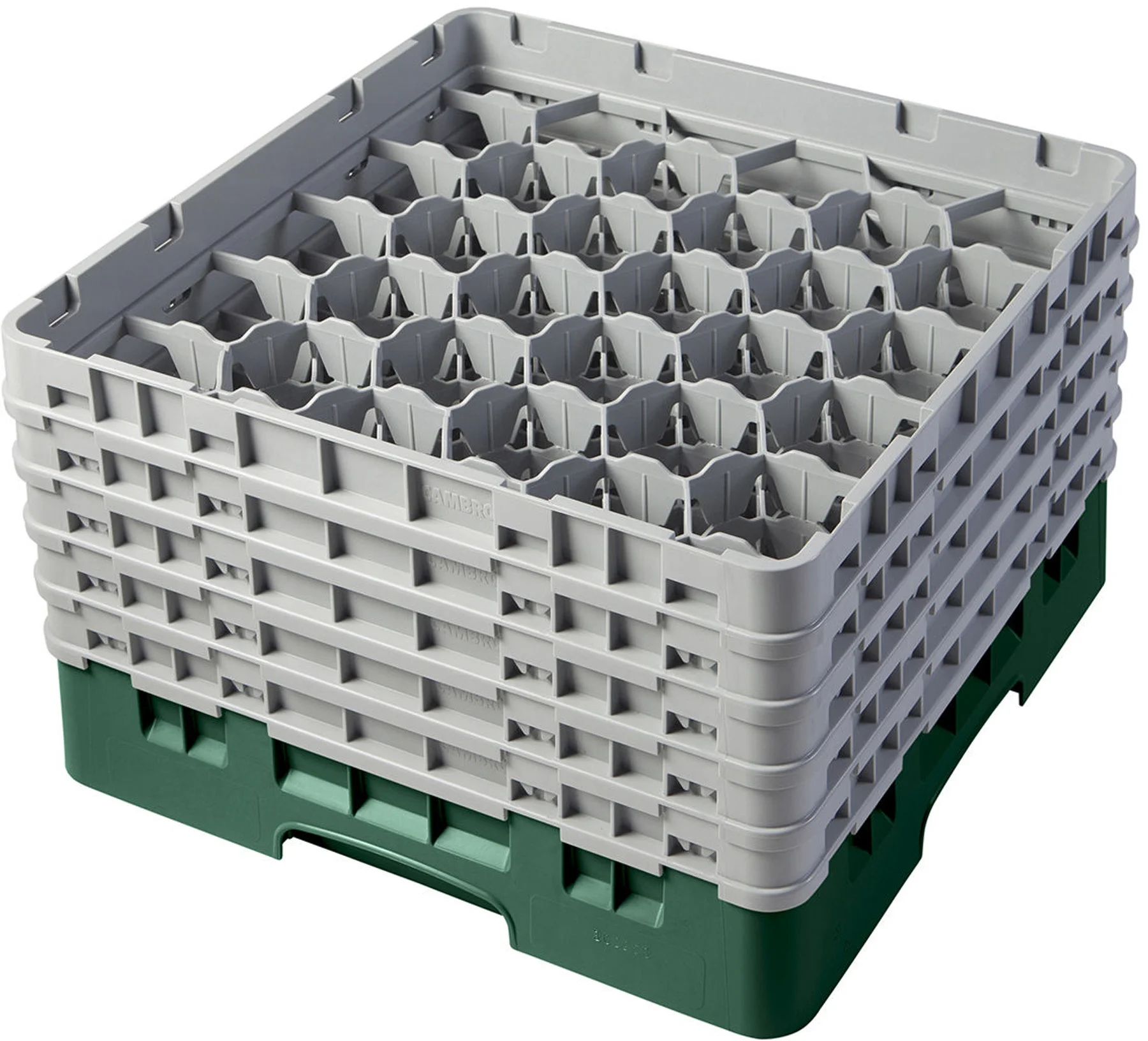 Kosz na szkło max. śr. szkl. 79 mm zielony - CAMBRO