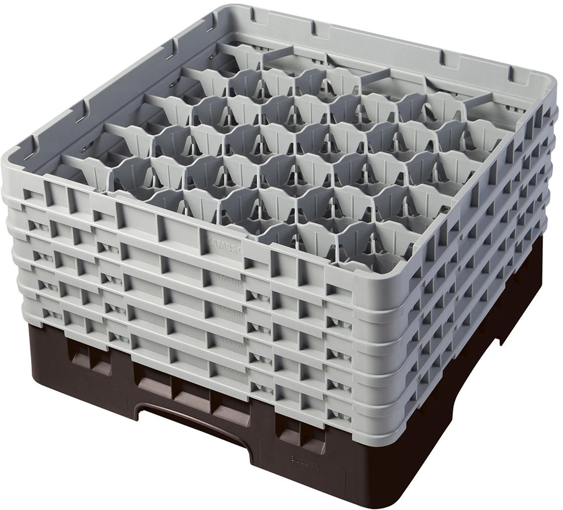 Kosz na szkło max. śr. szkl. 79 mm brązowy - CAMBRO
