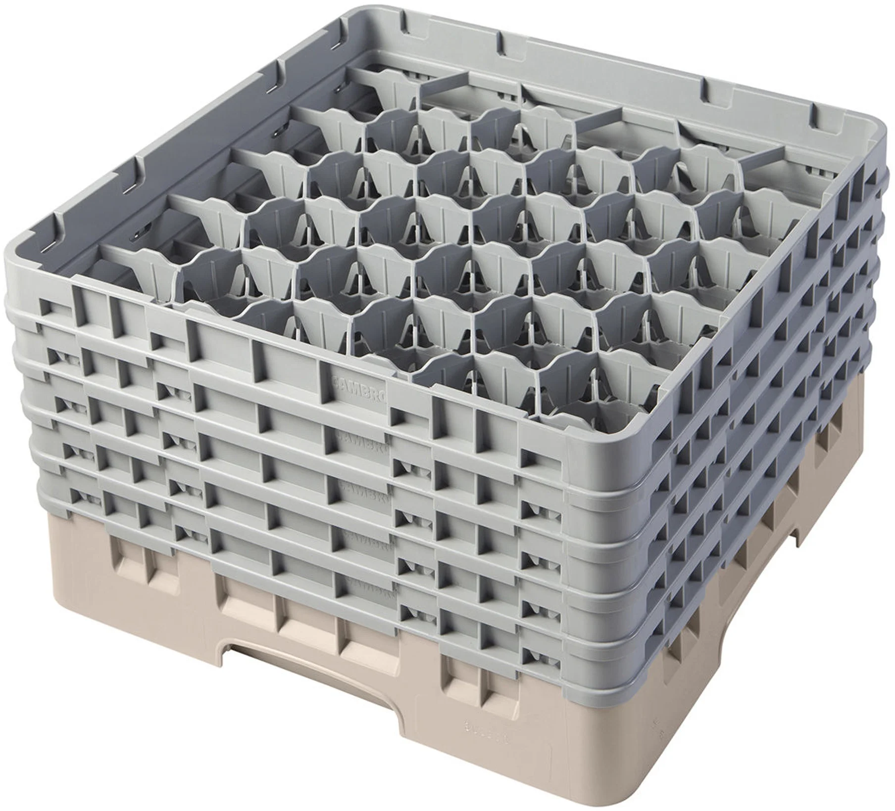 Kosz na szkło max. śr. szkl. 79 mm beżowy - CAMBRO