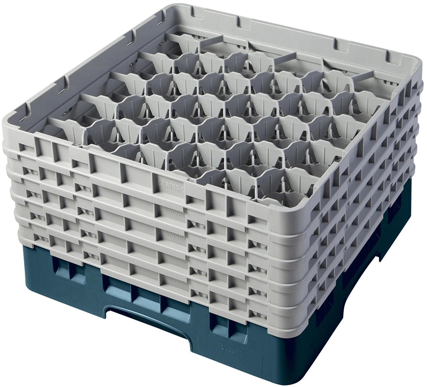 Kosz na szkło max. śr. szkl. 79 mm zielono-niebieski - CAMBRO