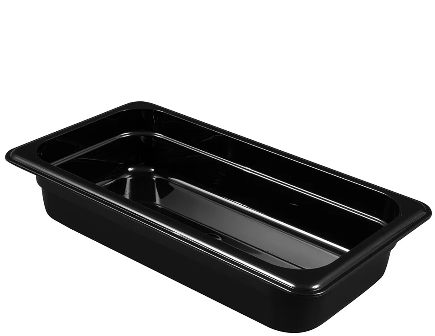 Pojemnik z poliwęglanu GN 1/3 czarny wys. 6,5 cm - CAMBRO