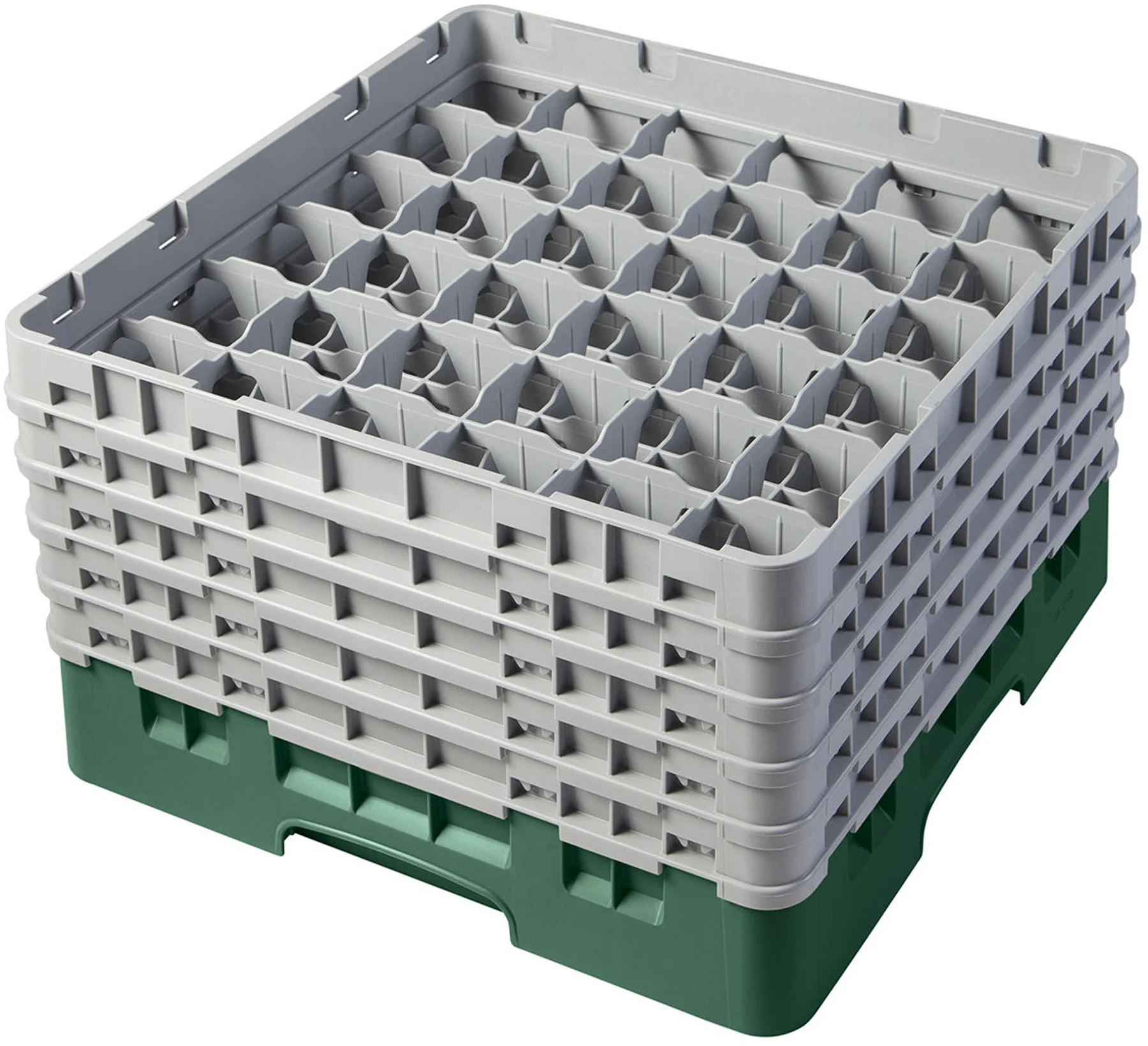 Kosz na szkło max. śr. szkl. 72 mm zielony - CAMBRO